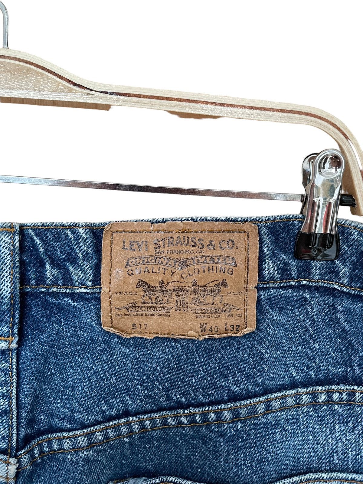 Levi's × Vintage Vintage Brand Levi’s 517 Made In Usa Jeans 1990s Size US 39 - 10 Thumbnail