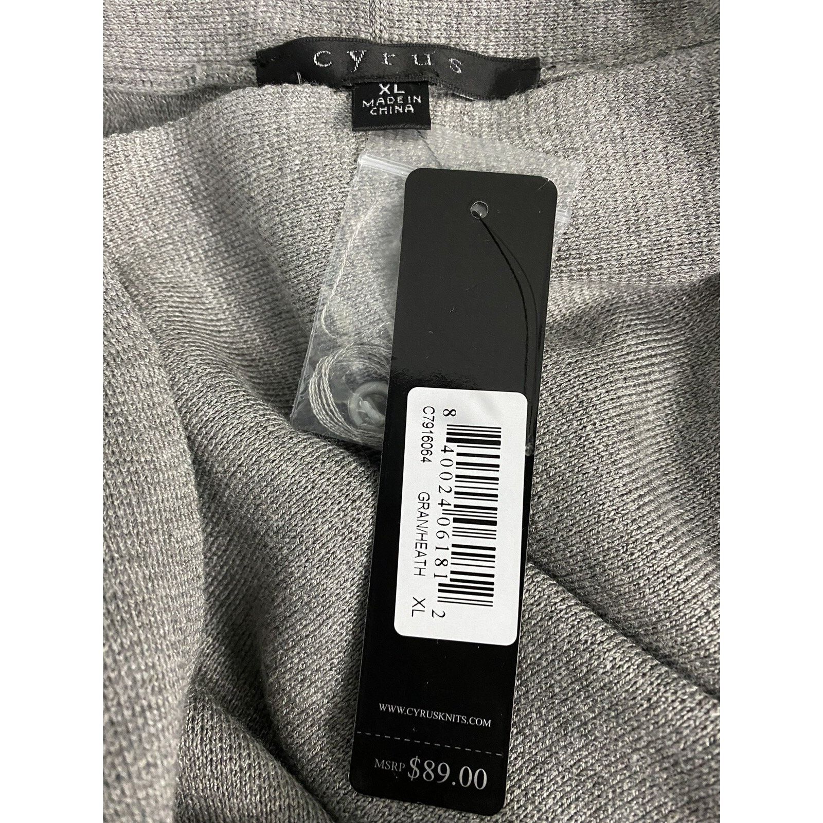 & Other Stories Cyrus rayon cardigan knit warm women gray Gran XL A001839 Size XL / US 12-14 / IT 48-50 - 5 Thumbnail