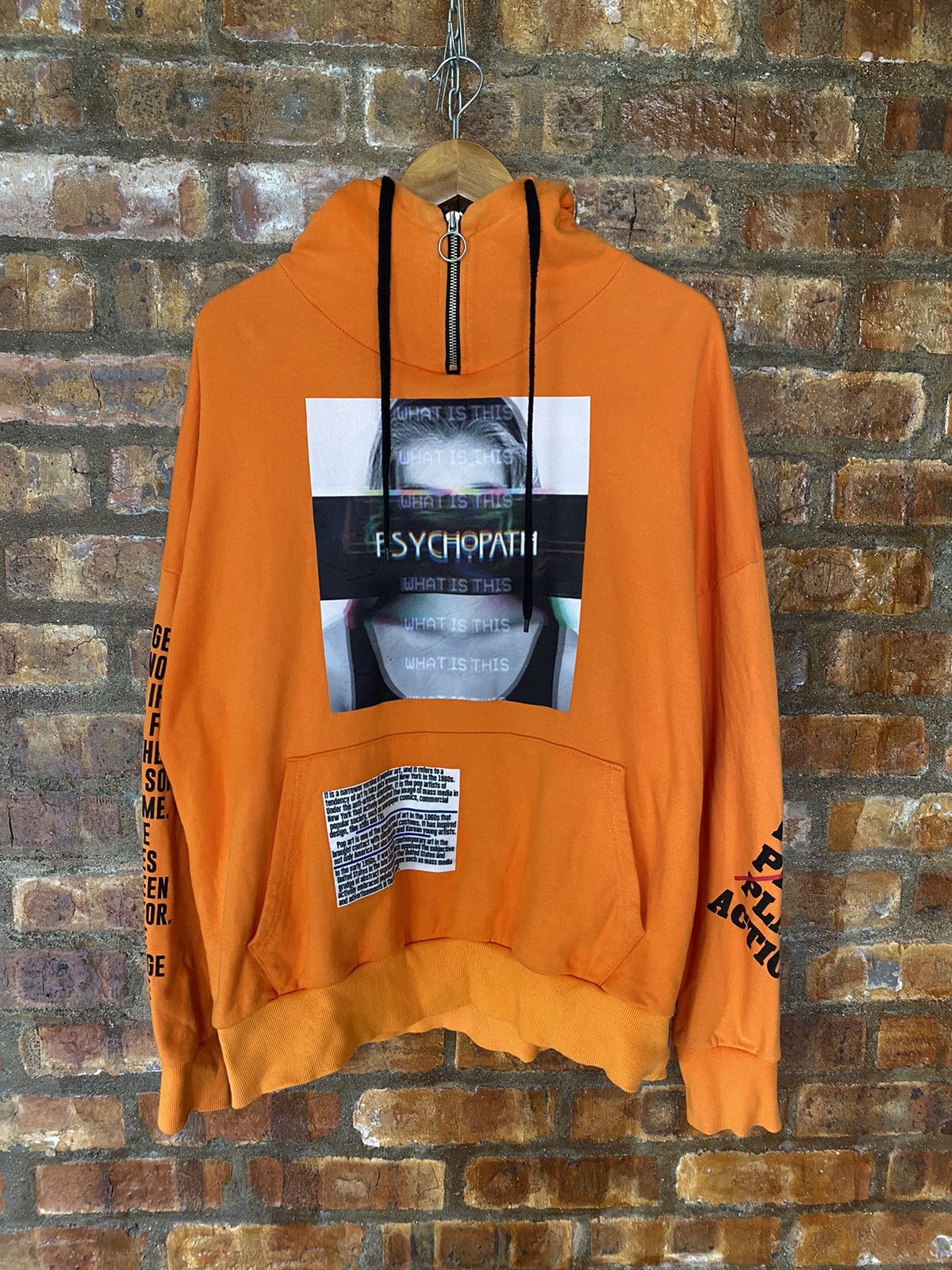 Japanese Brand A’GEM/9 Japan psychopath illusion hoodie Size US L / EU 52-54 / 3 - 2 Thumbnail