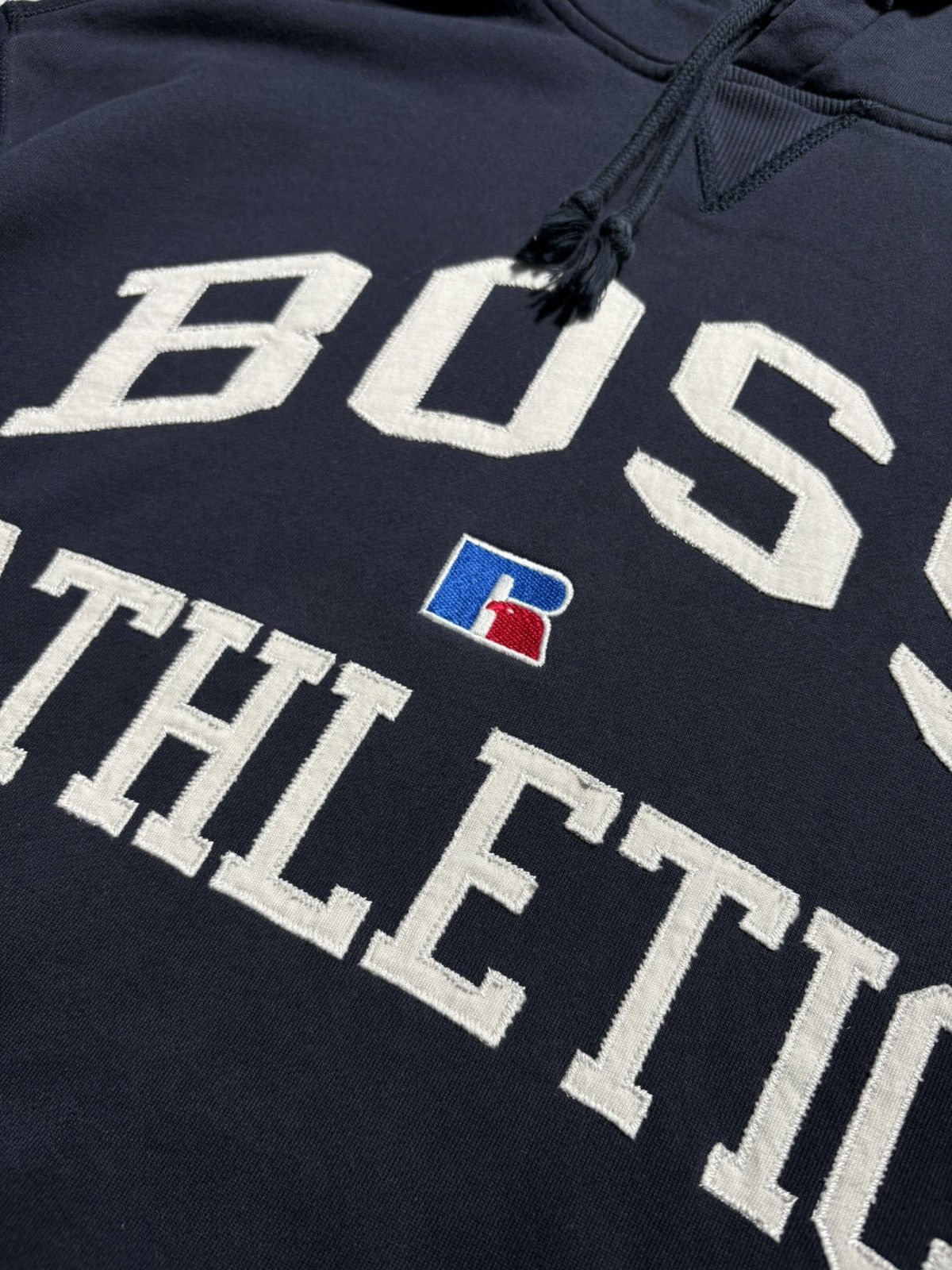 Hugo Boss Hugo Boss x Russell Athletic Hoodie Boxy Fit Big Logo XS-S Size US S / EU 44-46 / 1 - 2 Thumbnail