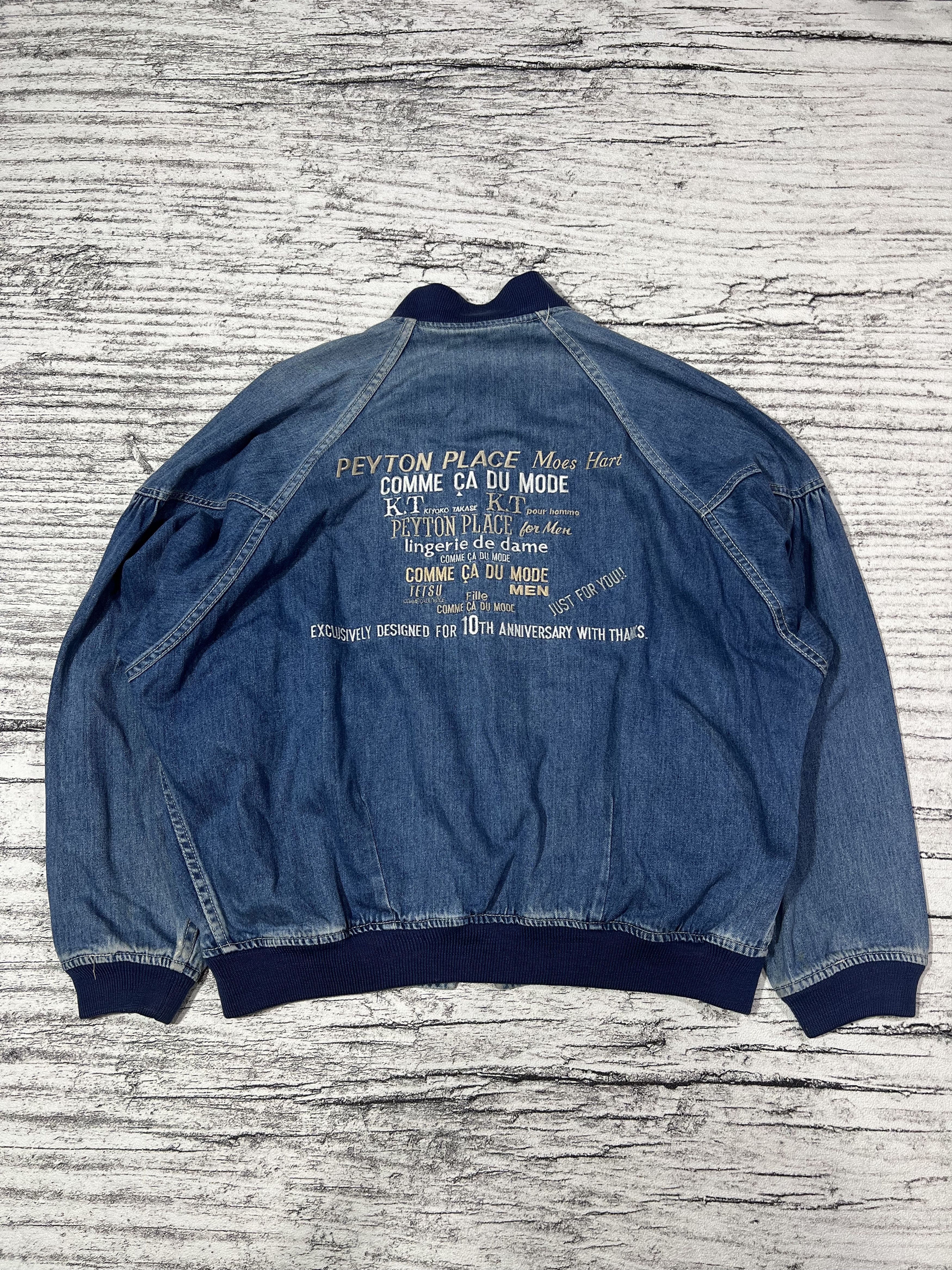 PPFM 2000s Archival PPFM Japanese Poem Denim Jeans y2k Lgb Ifsix Size US L / EU 52-54 / 3 - 1 Thumbnail