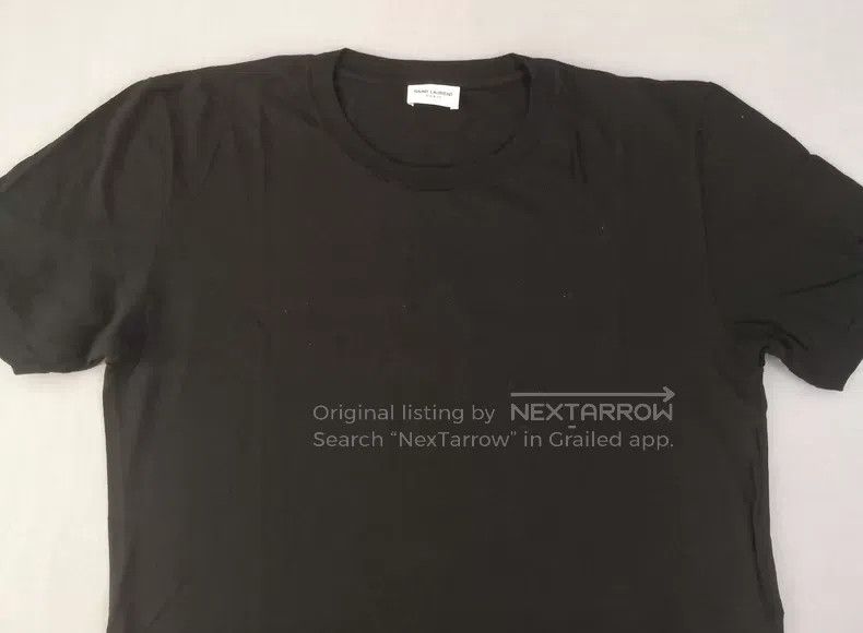 Saint Laurent Paris Saint Laurent Paris Short Sleeve T-Shirt i Size US M / EU 48-50 / 2 - 2 Thumbnail