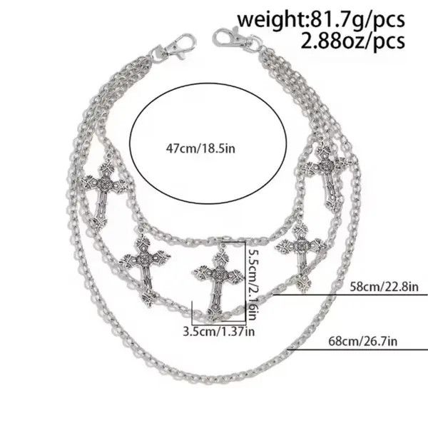 Other Waist Chain Cross Size ONE SIZE - 2 Thumbnail