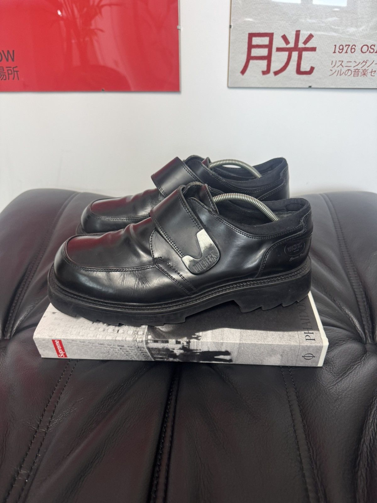 Dockers Vintage 90s Dockers Avant-garde Chunky Leather Boots Derby Size US 9 / EU 42 - 1 Thumbnail