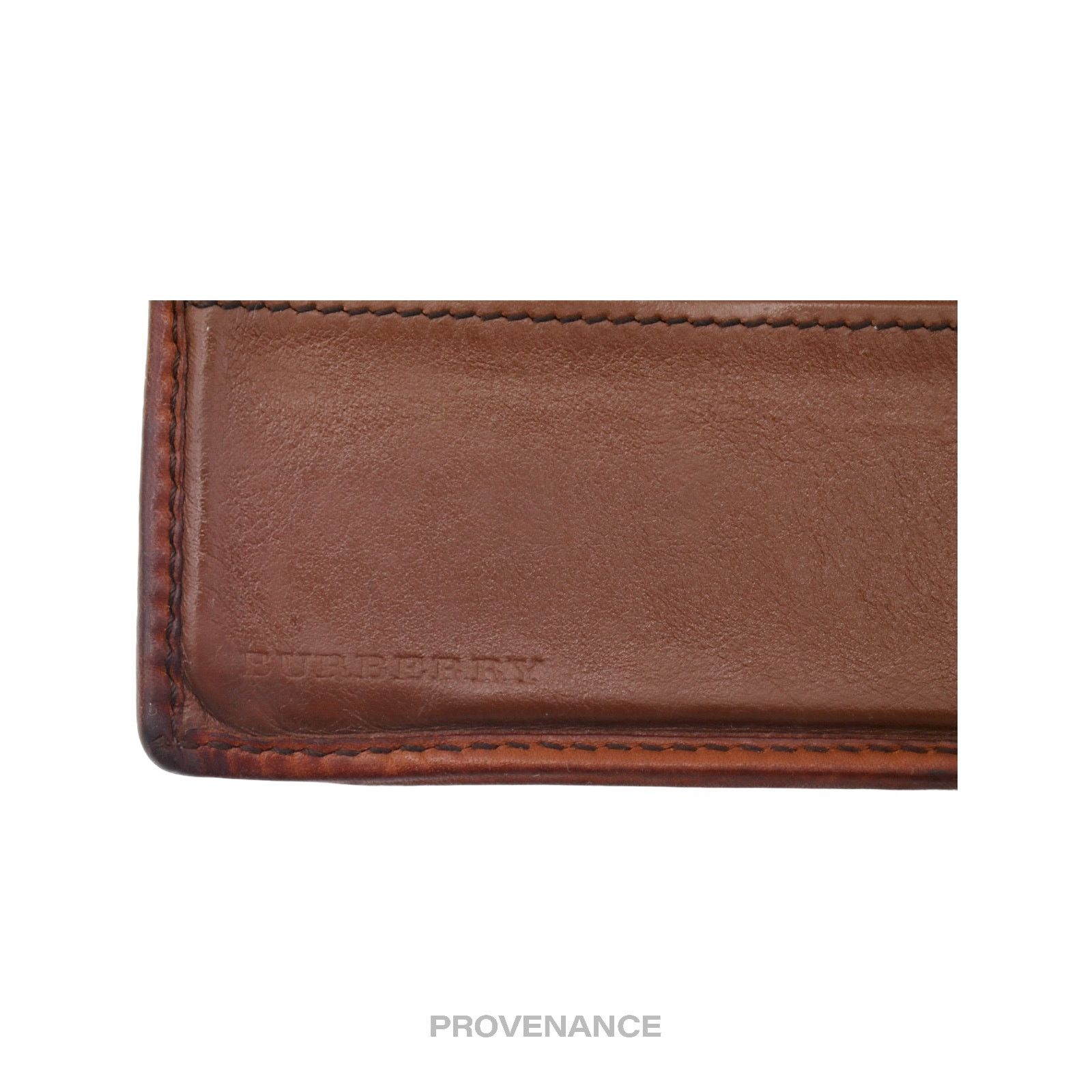 Burberry 🔴 Burberry Nova Check Canvas Bifold Wallet - Brown Size ONE SIZE - 3 Thumbnail