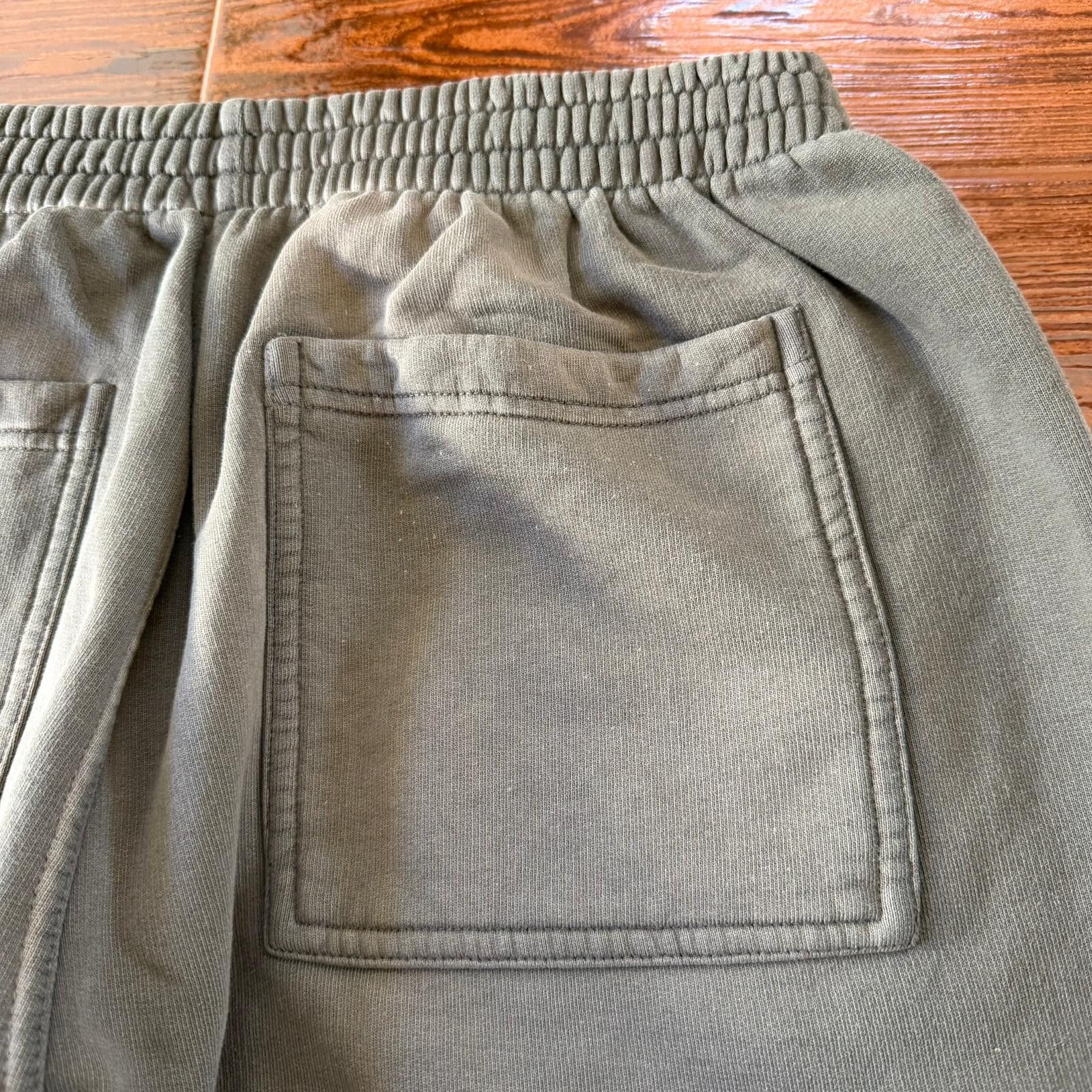 Represent Clo. Washed Olive Patron of the Club Logo Sweatpants Size US 32 / EU 48 - 9 Thumbnail