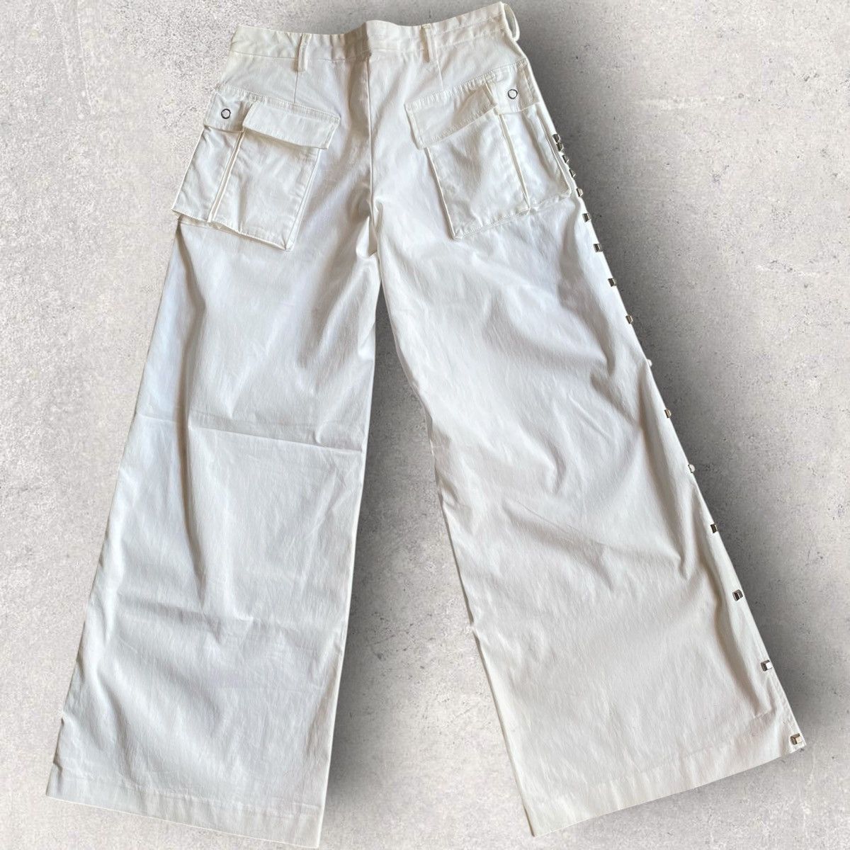 Undercover Vintage SS06 “T. To The Universe” Wide Leg Studded Pants Size 28" / US 6 / IT 42 - 4 Thumbnail