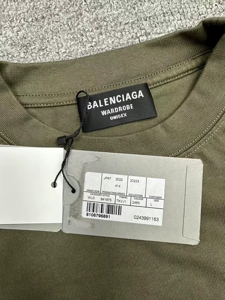 Balenciaga Balenciaga Embroidered Cola Wave Short Sleeve Size US L / EU 52-54 / 3 - 3 Thumbnail