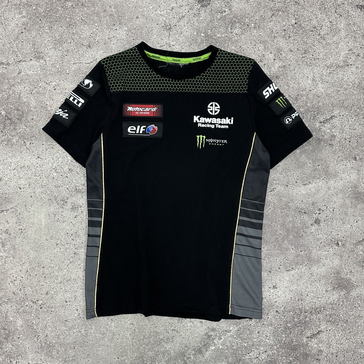 Formula 1 Vintage 00s Kawasaki Ninja Racing tee Monster Formula 1 y2k Size US S / EU 44-46 / 1 - 1 Thumbnail