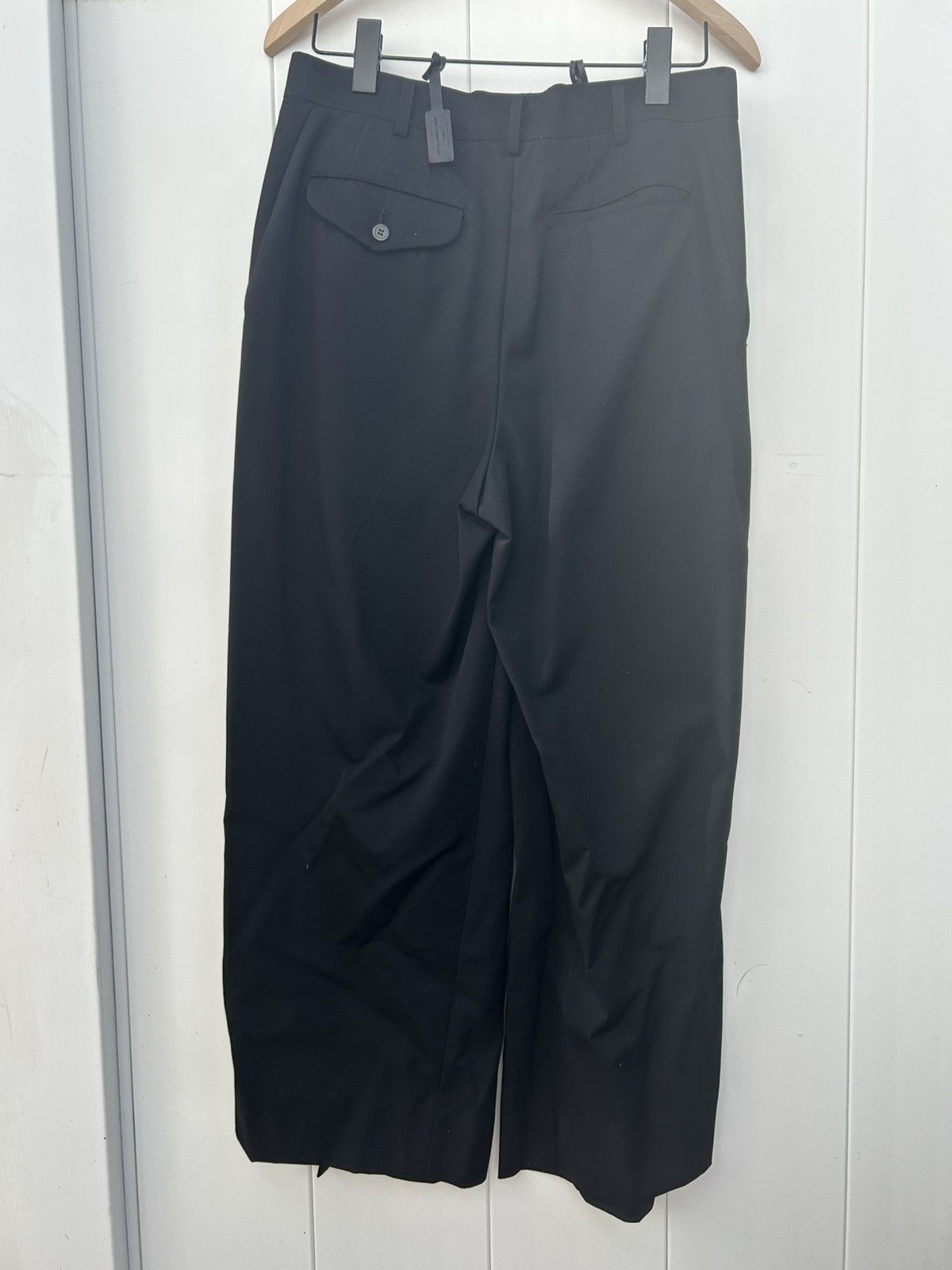 Comme des Garcons Comme des Garçons Homme Plus Black Pants Size US 29 - 2 Thumbnail