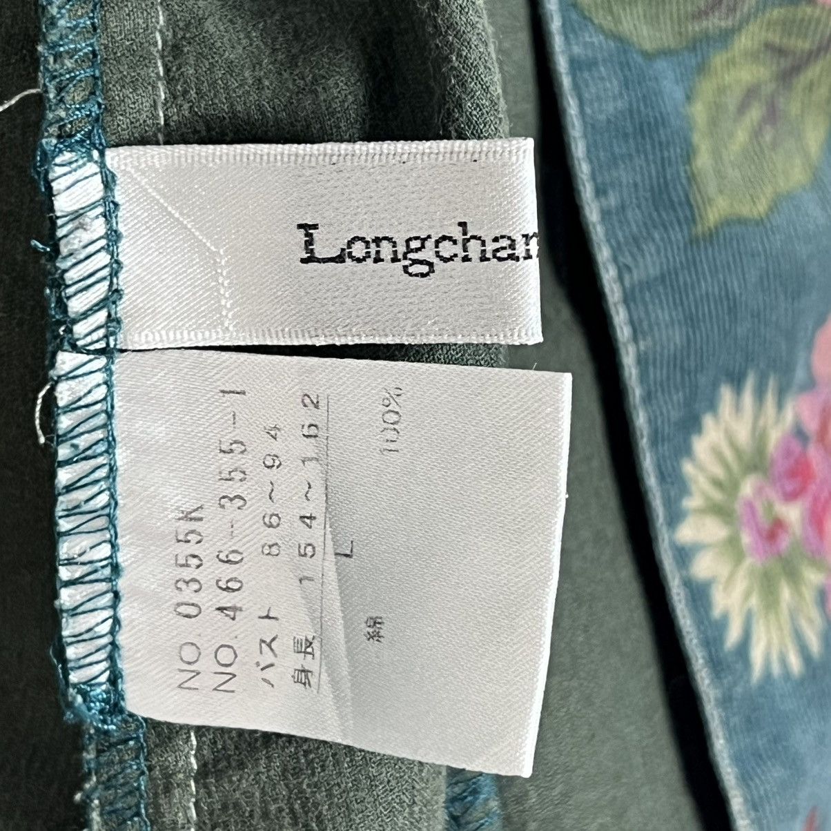 Longchamp 90s Vintage Longchamp Corduroy Zipper Shirt Size M / US 6-8 / IT 42-44 - 7 Thumbnail