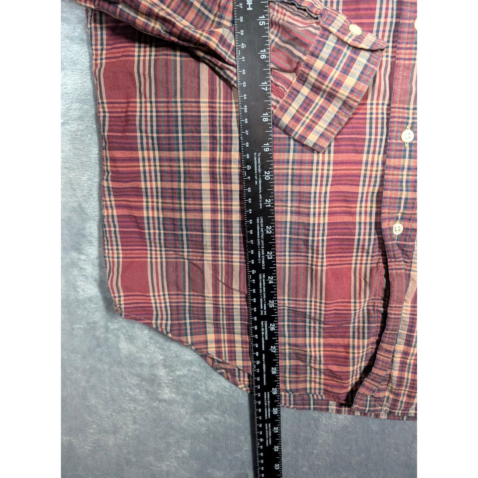 Ralph Lauren Ralph Lauren Shirt Mens L Red Plaid Classic Fit Long Sleeve Button-Down Pony Size US L / EU 52-54 / 3 - 2 Thumbnail
