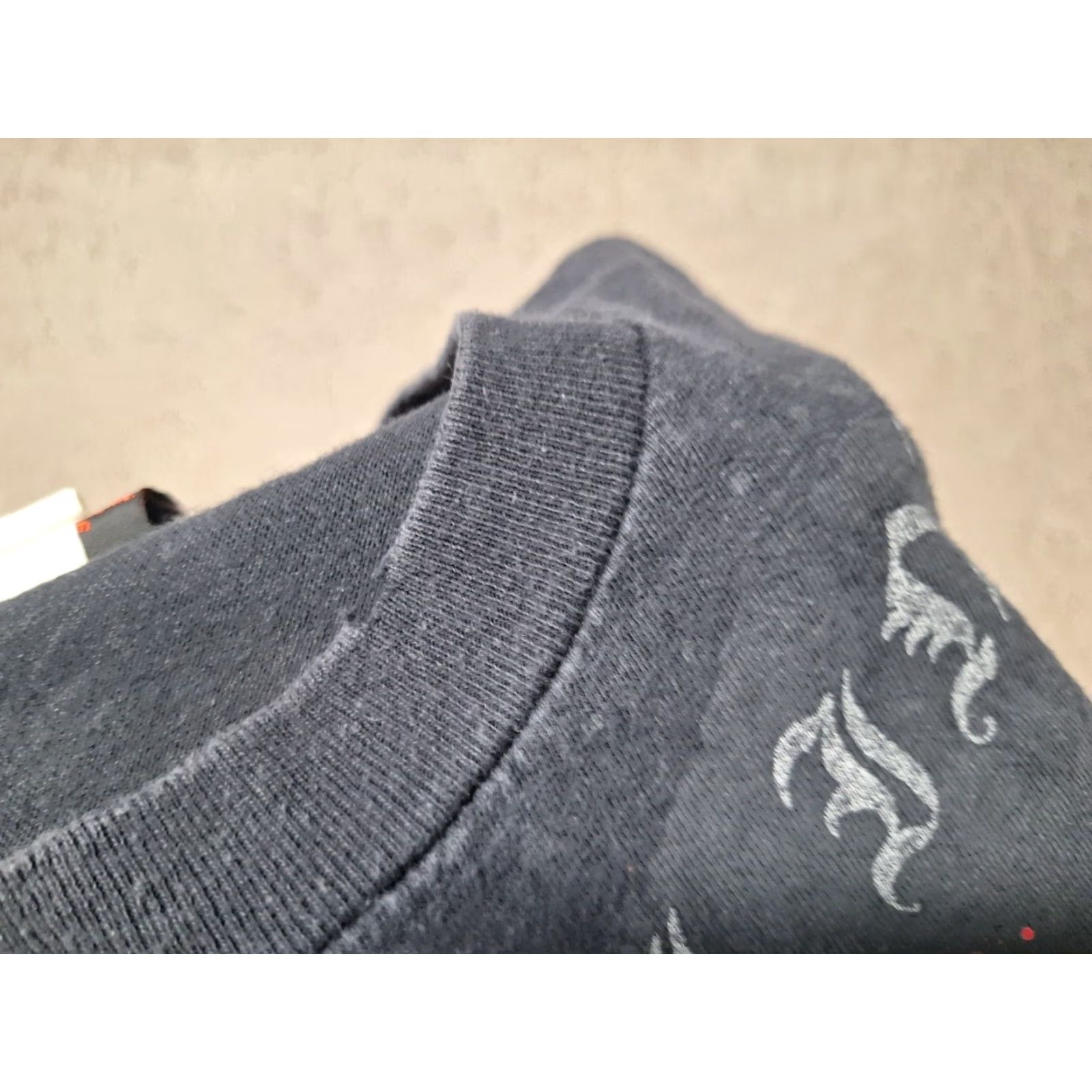 Etro Miami Ink Goth Griffiins Wings Floral Sword Retro Y2K Shirt XL Skull Logo Cotton Crew Neck Short Sleeve Men T-Shirt Black Size US XL / EU 56 / 4 - 4 Thumbnail