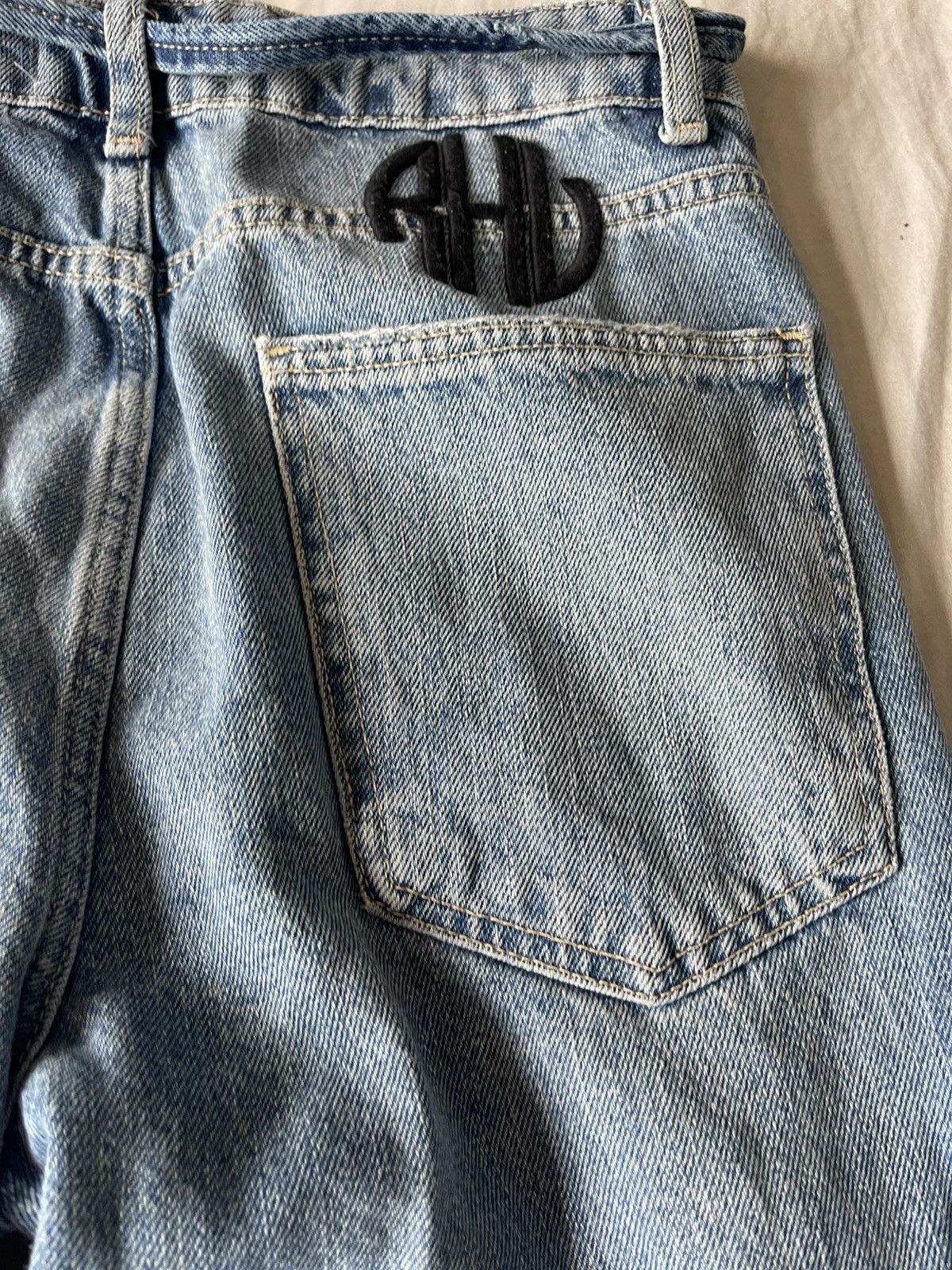 Rhude × Zara Zara x rhude flared demim Size US 31 - 6 Thumbnail
