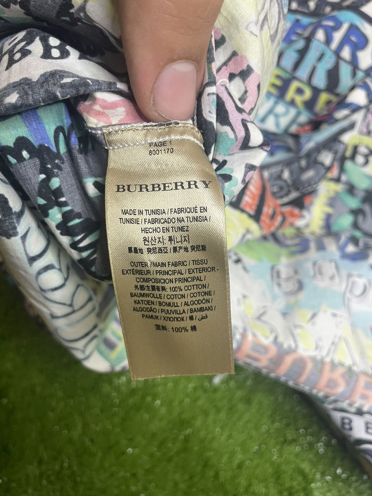 Burberry Burberry multicolor long sleeve shirt Size US L / EU 52-54 / 3 - 4 Thumbnail
