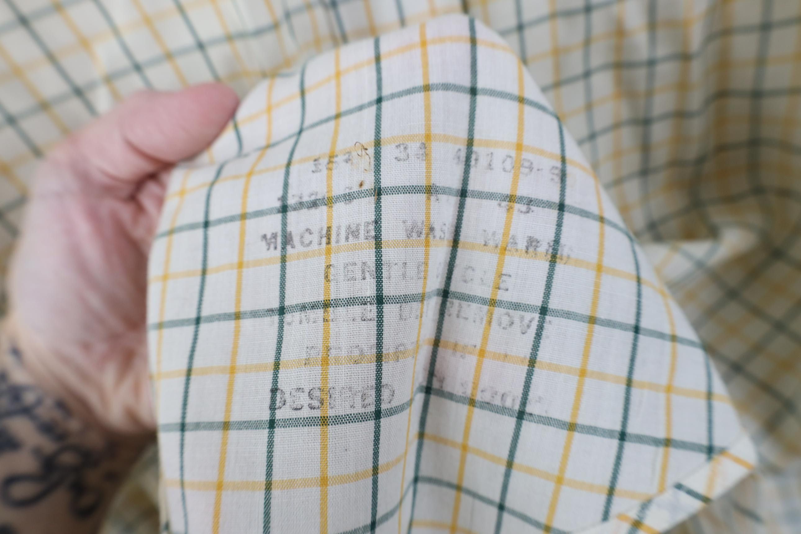 Vintage Vintage 60s 70s Streetwear Collar Button Shirt Plaid USA Size US M / EU 48-50 / 2 - 7 Thumbnail