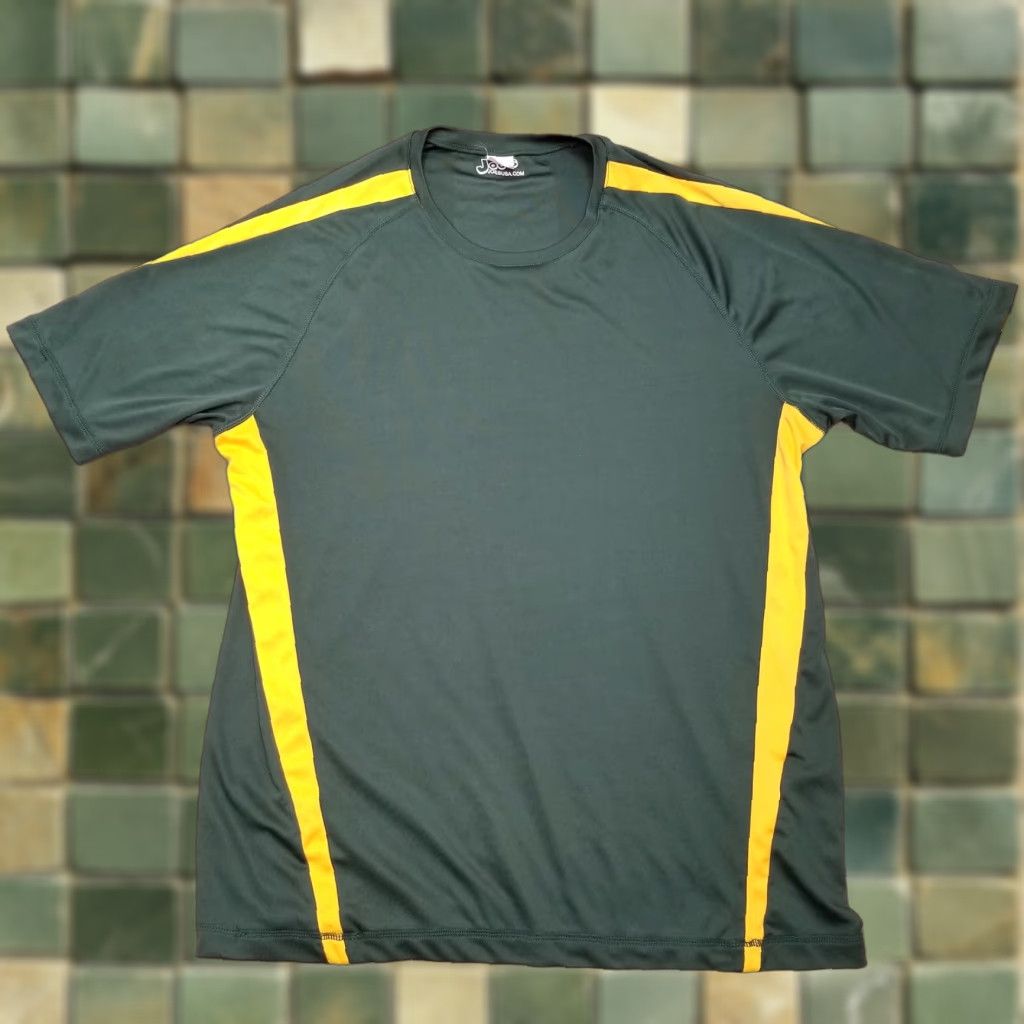 Vintage Joe's USA Shirt Mens Large Green Crew Neck Athletic Performance Wicking T-Shirt Casual Sportswear Size US L / EU 52-54 / 3 - 1 Thumbnail