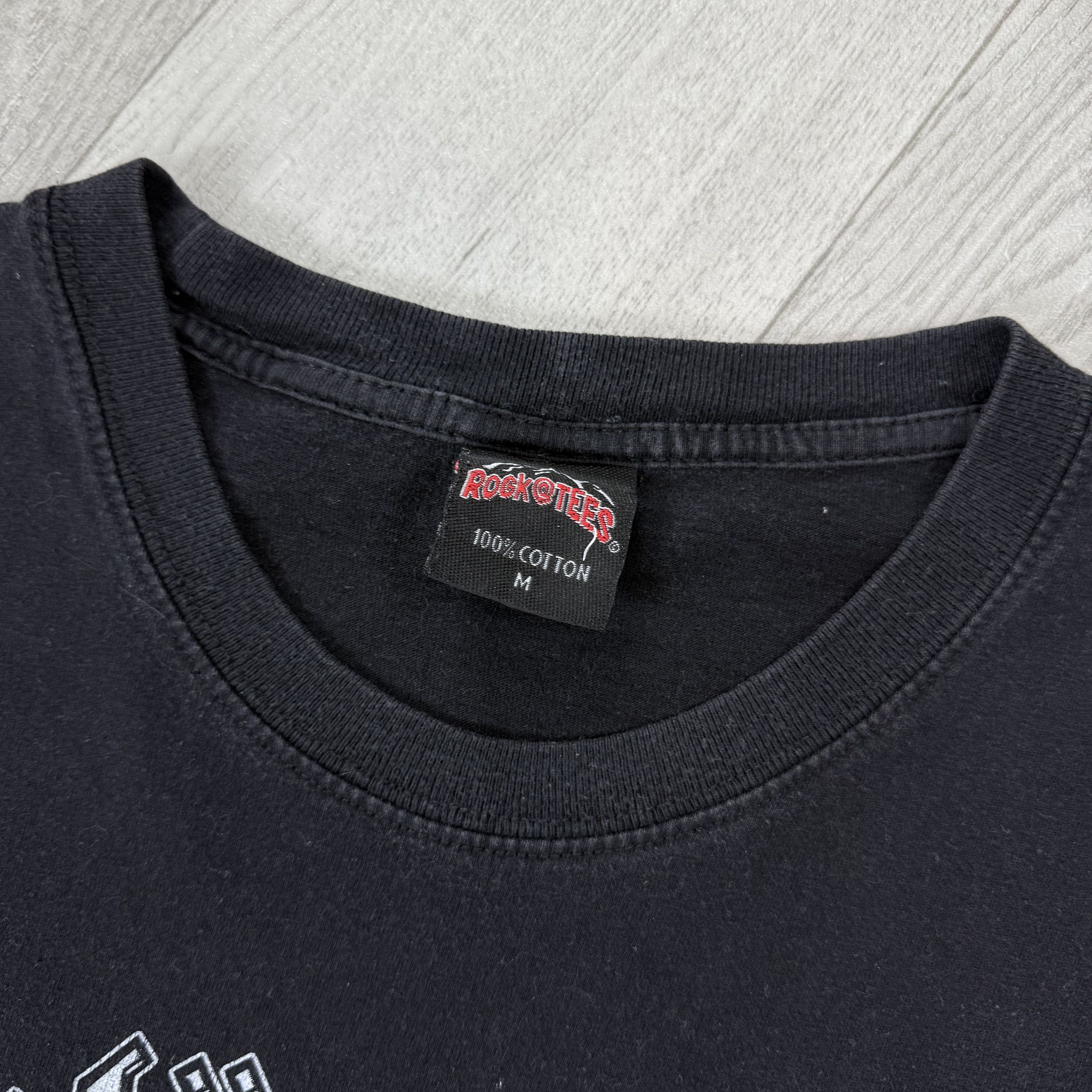 Vintage Vintage Motorhead 90s Rock Band Black Graphic Tee Shirt Size US M / EU 48-50 / 2 - 8 Thumbnail