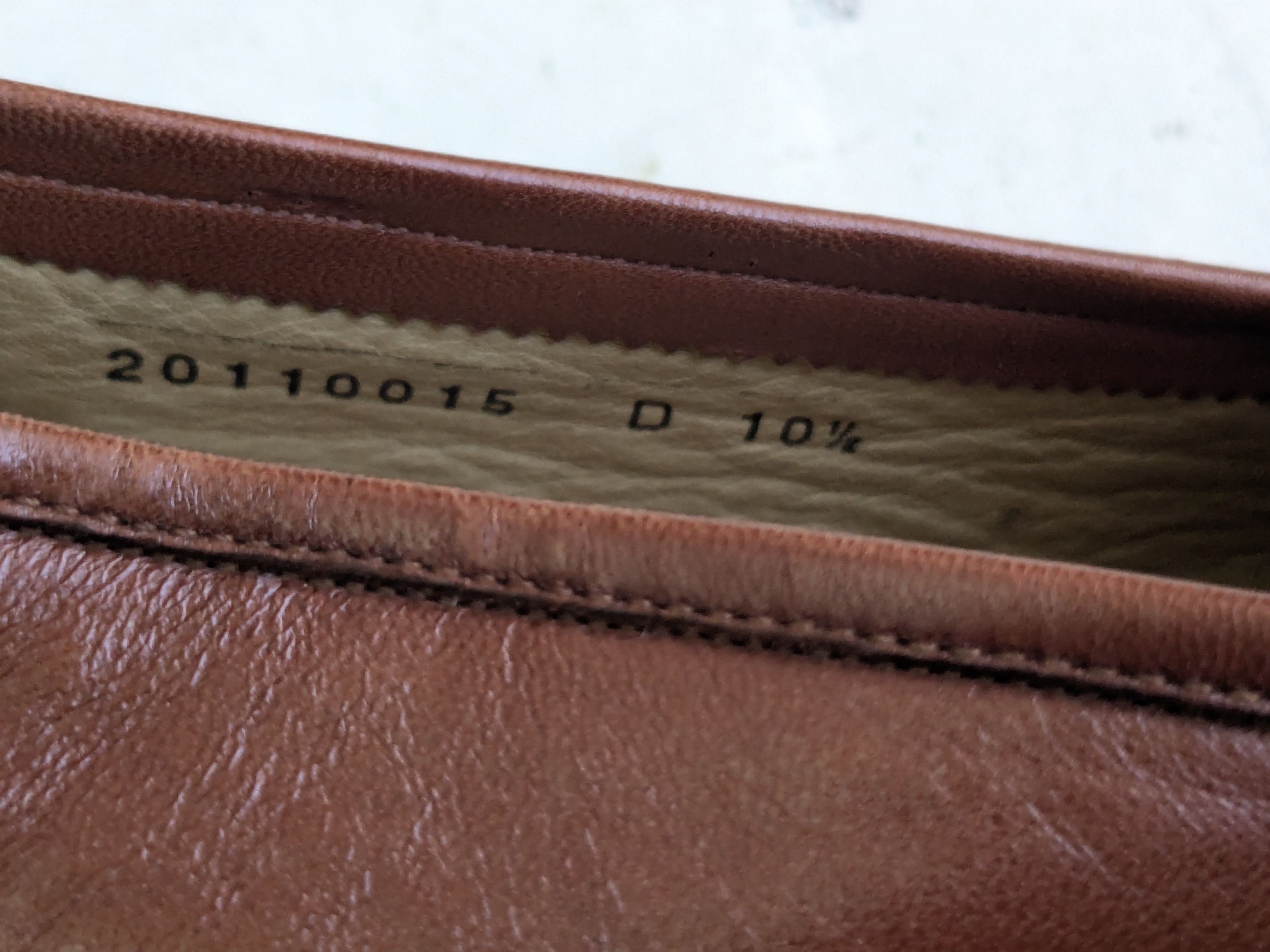 Santoni Santoni Penny Loafers Brown Leather 10.5 D Slip Ons Size US 10.5 / EU 43-44 - 8 Thumbnail
