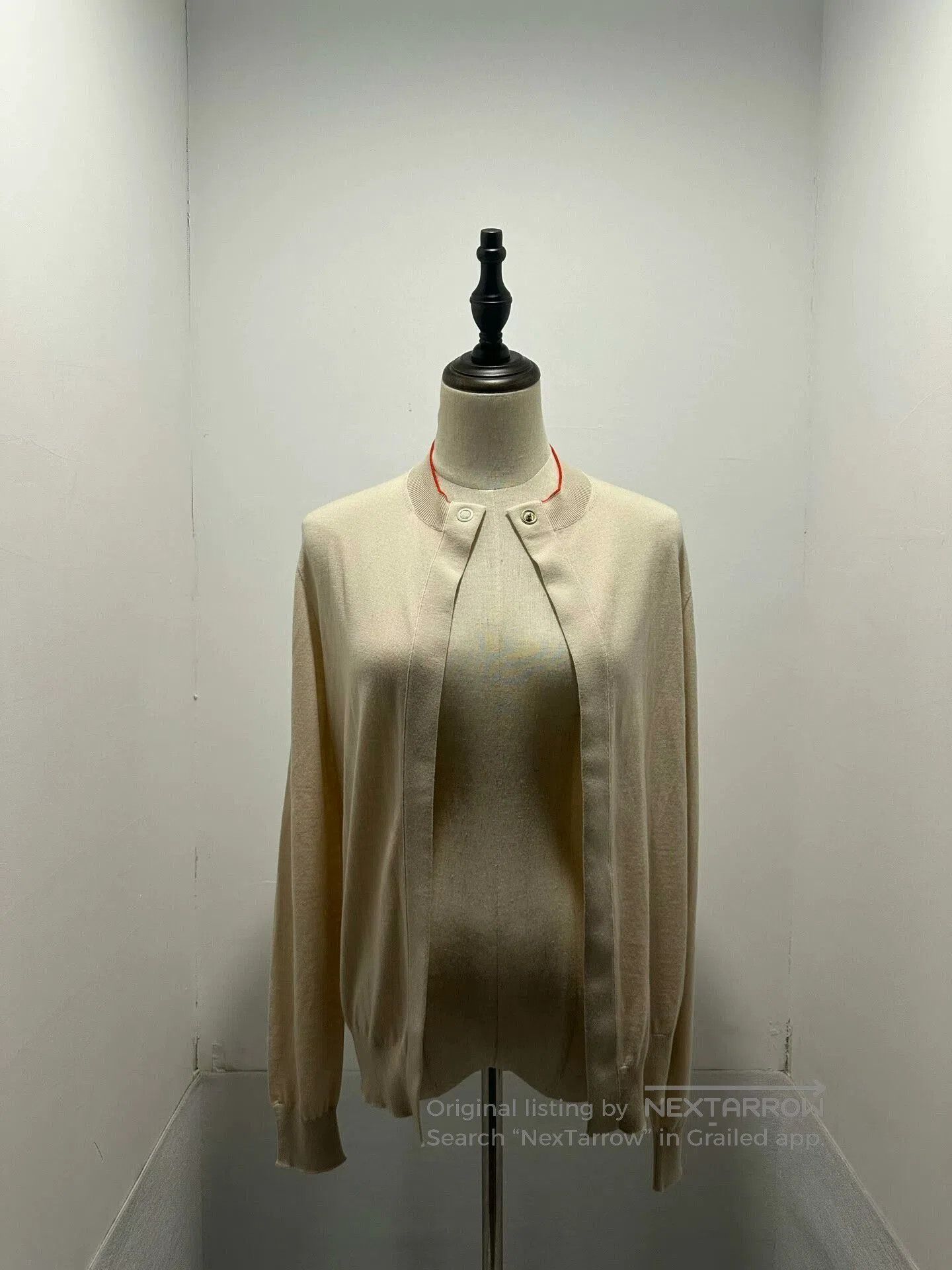 Fendi fendi embroidered logo wool cardigan. Size US M / EU 48-50 / 2 - 1 Thumbnail