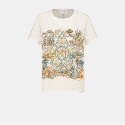 image of Dior O1Bcso1Str0524 T-Shirt In White, Women's (Size Small)