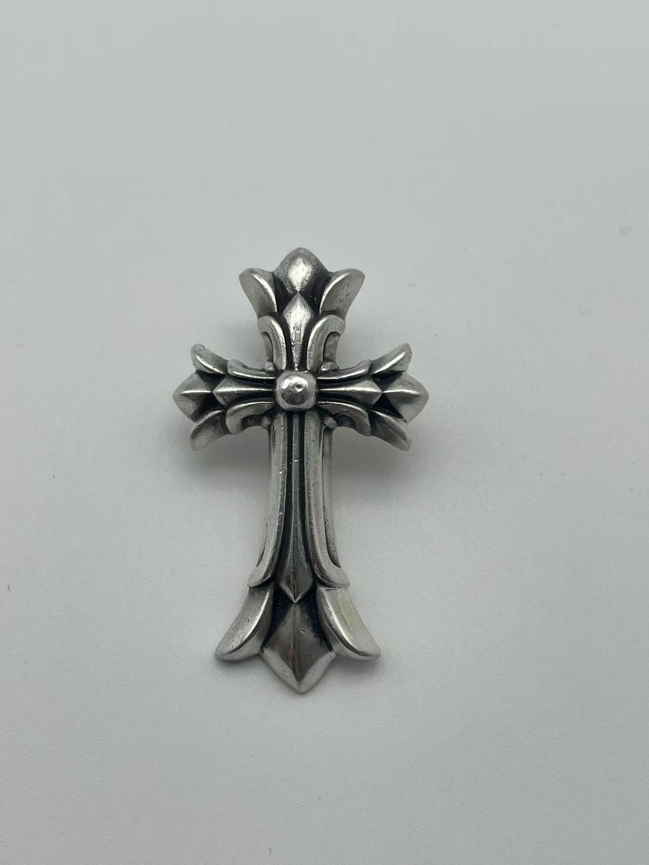 Chrome Hearts Chrome Hearts Silver Double Cross Pendant Size ONE SIZE - 8 Thumbnail