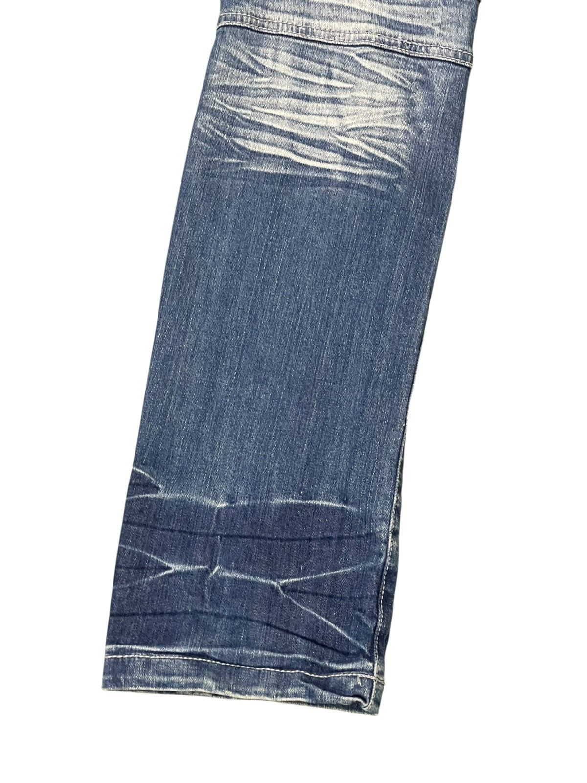 Hysteric Glamour Biker Jeans Schlussel Japan Faded Stretch Skinny 2🟦4 Size US 32 / EU 48 - 2 Thumbnail