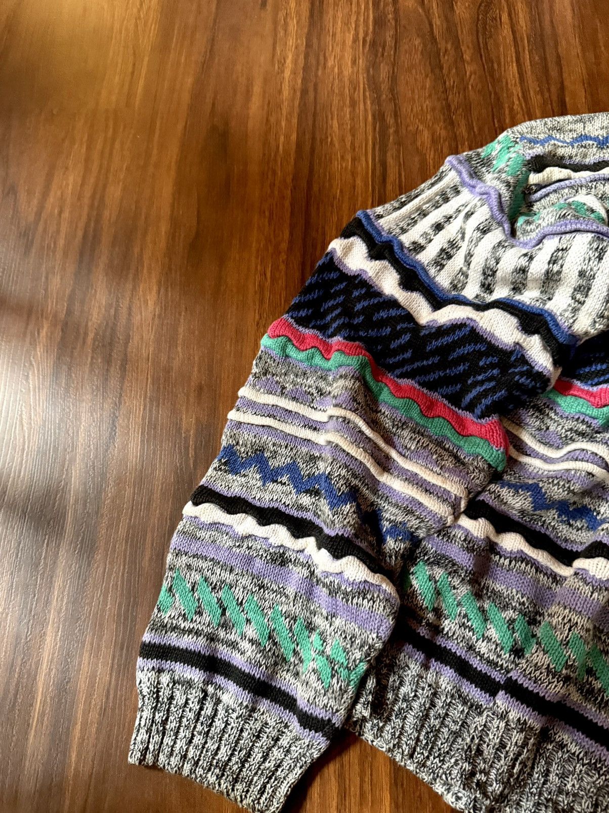Coogi CRAZY RARE VINTAGE COOGI KNIT Size US XXL / EU 58 / 5 - 4 Thumbnail