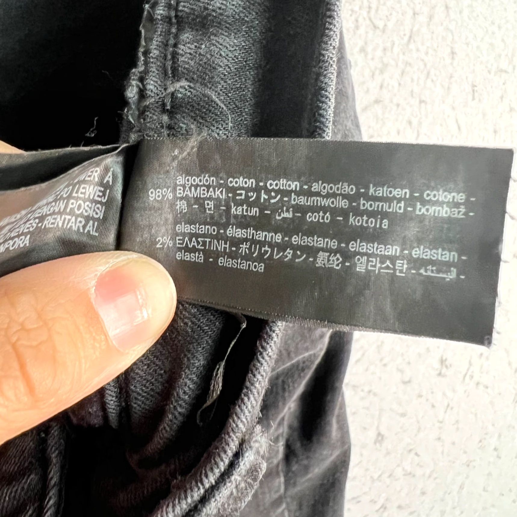Zara Zara Jeans Female 8 Black Straight Denim Cotton Blend 5-Pocket Style Regular Rise Adult Womens Slimming Pockets Vintage No Size 30" / US 8 / IT 44 - 4 Thumbnail
