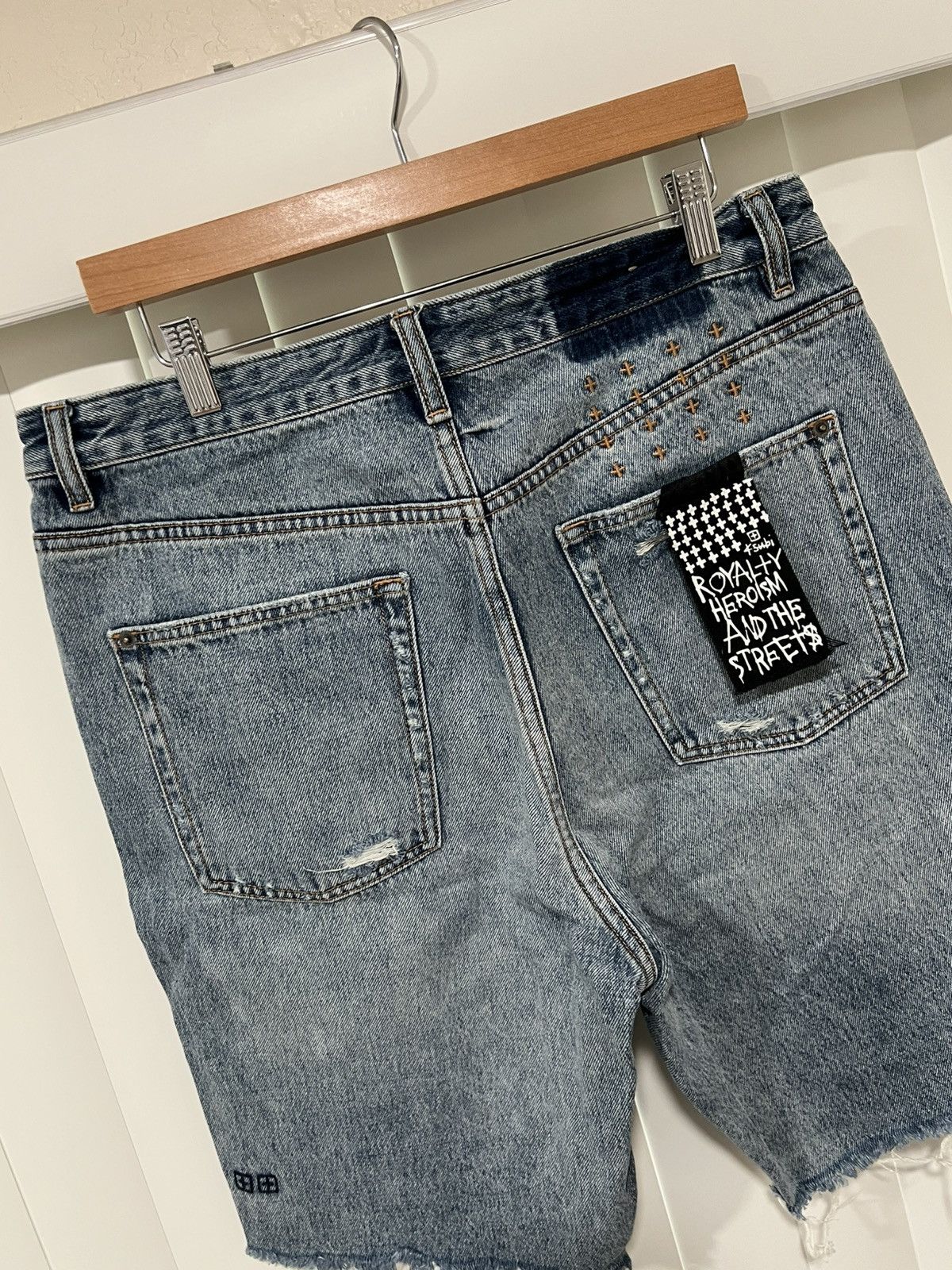 Ksubi Ksubi Wolf Denim Short Rekonize Ruins Size US 34 / EU 50 - 10 Thumbnail