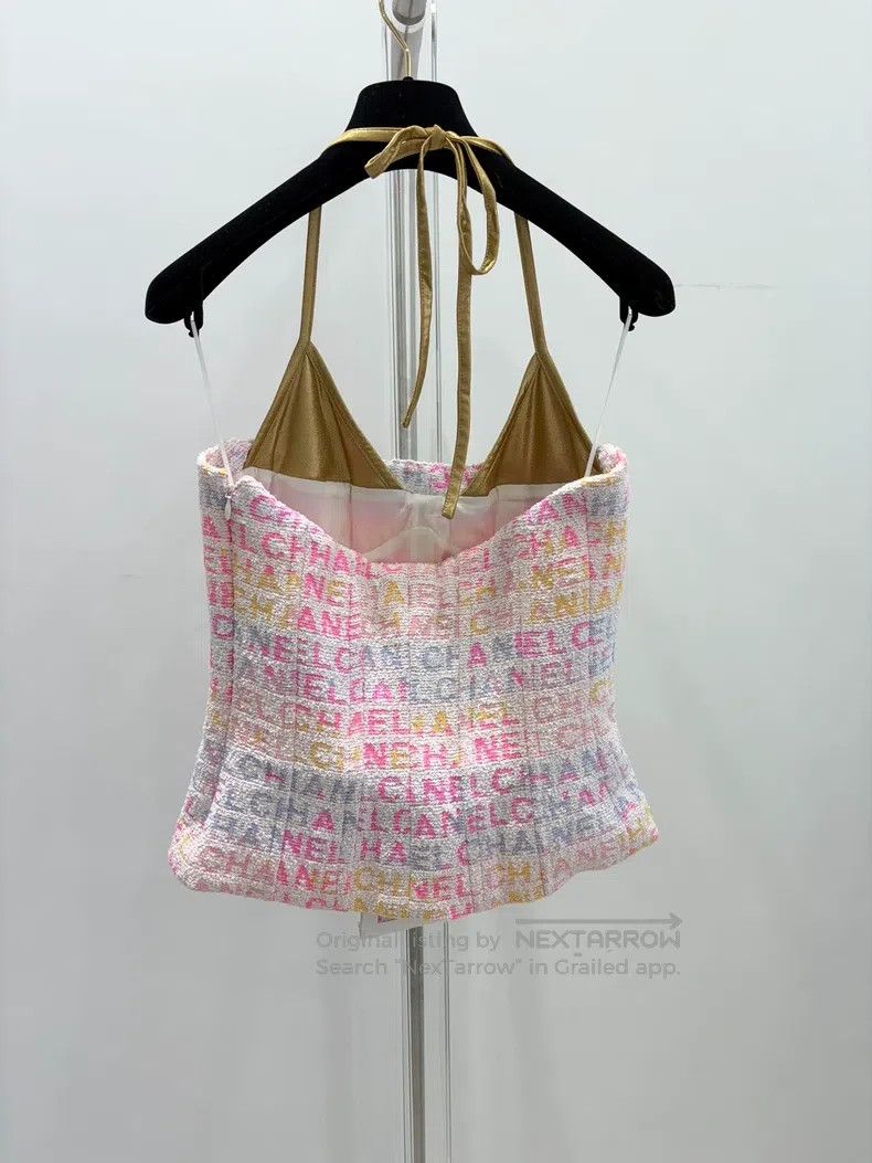 Chanel Chanel Colourful logo woven suspenders Size XS / US 0-2 / IT 36-38 - 2 Thumbnail