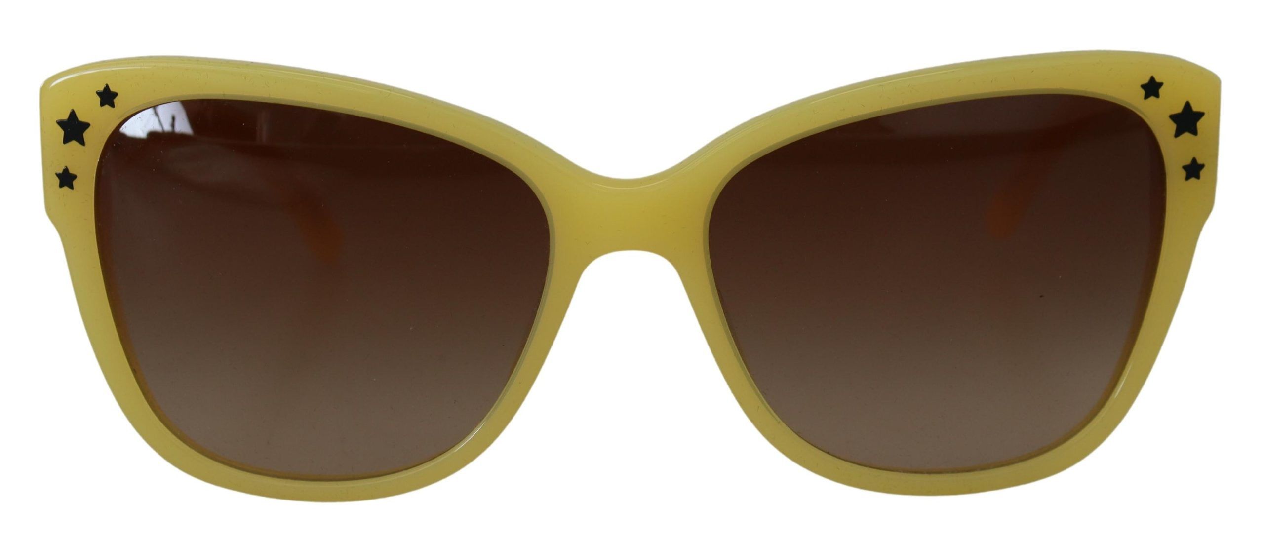 Dolce & Gabbana Chic Yellow Acetate Gradient Women's Sunglasses Size ONE SIZE - 1 Thumbnail