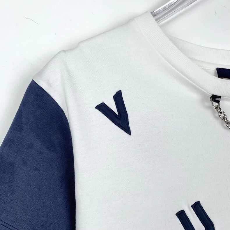Louis Vuitton Louis Vuitton Logo Embroidered Cotton TShirt-2506 Size XS / US 0-2 / IT 36-38 - 3 Thumbnail