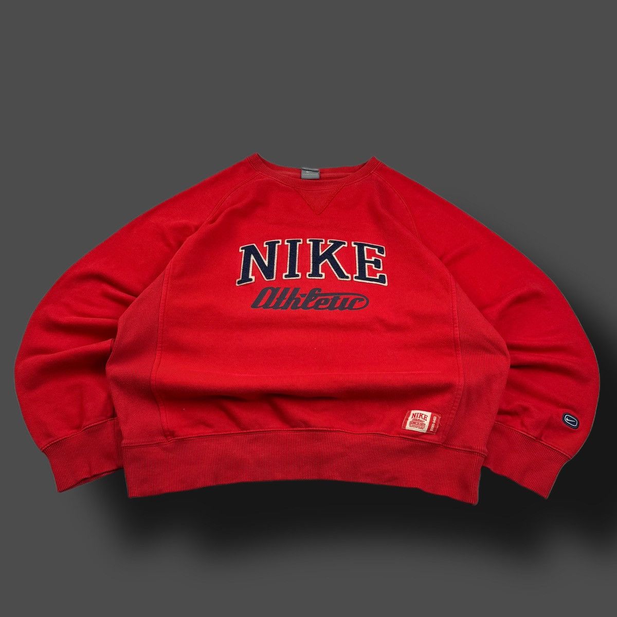 Nike × Vintage NIKE VINTAGE CENTER LOGO OVERSIZE BOXY SWEATSHIRT Size US M / EU 48-50 / 2 - 1 Thumbnail