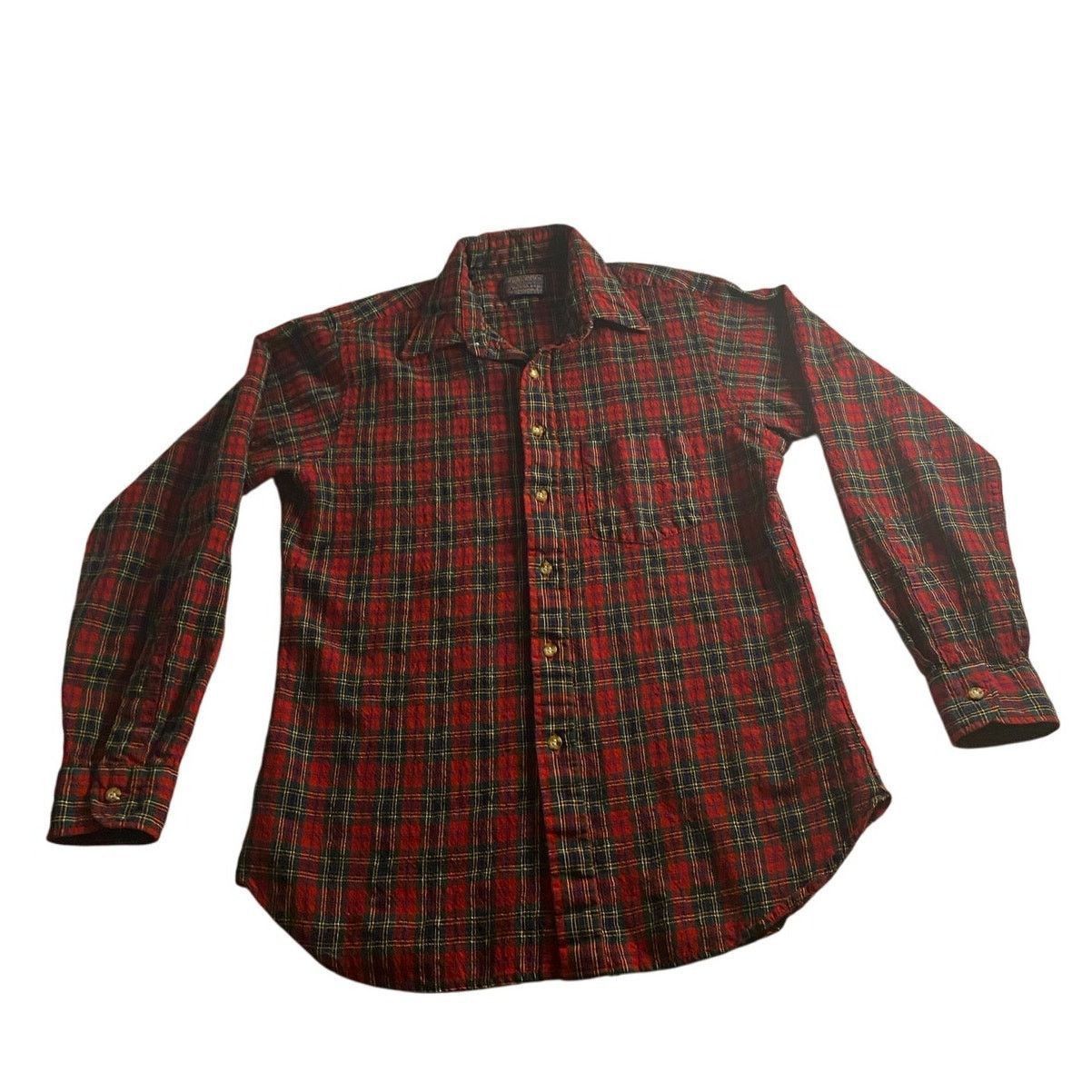 Pendleton Vintage 90s Pendleton Wool Plaid Flannel Button Tartan L Size US L / EU 52-54 / 3 - 2 Thumbnail
