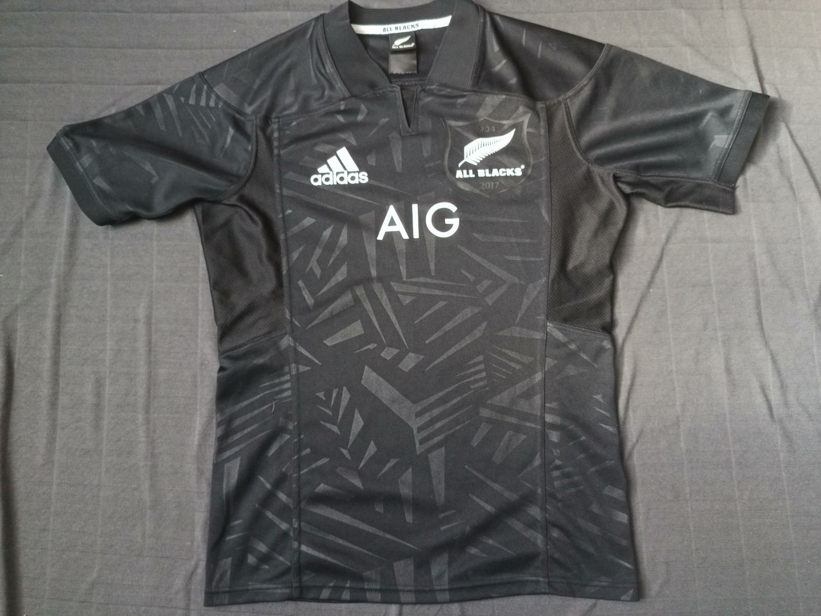 Adidas New Zealand 2017 Special Edition Rugby Jersey Shirt Trikot Size US L / EU 52-54 / 3 - 1 Thumbnail