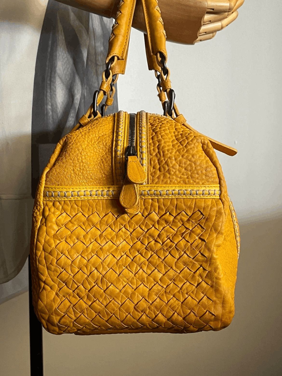 Bottega Veneta Bottega Veneta Leather Woven Hand Bag Size ONE SIZE - 6 Thumbnail