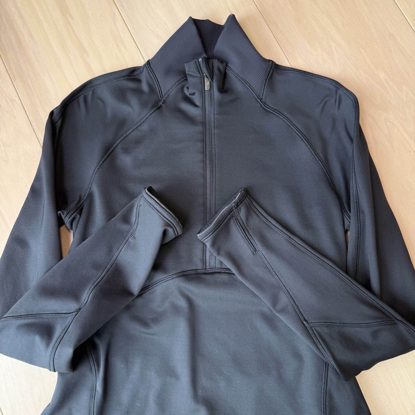 Lululemon Lululemon InStill Jacket 6 Black 1/2 Zip Define Workout Size M / US 6-8 / IT 42-44 - 5 Thumbnail