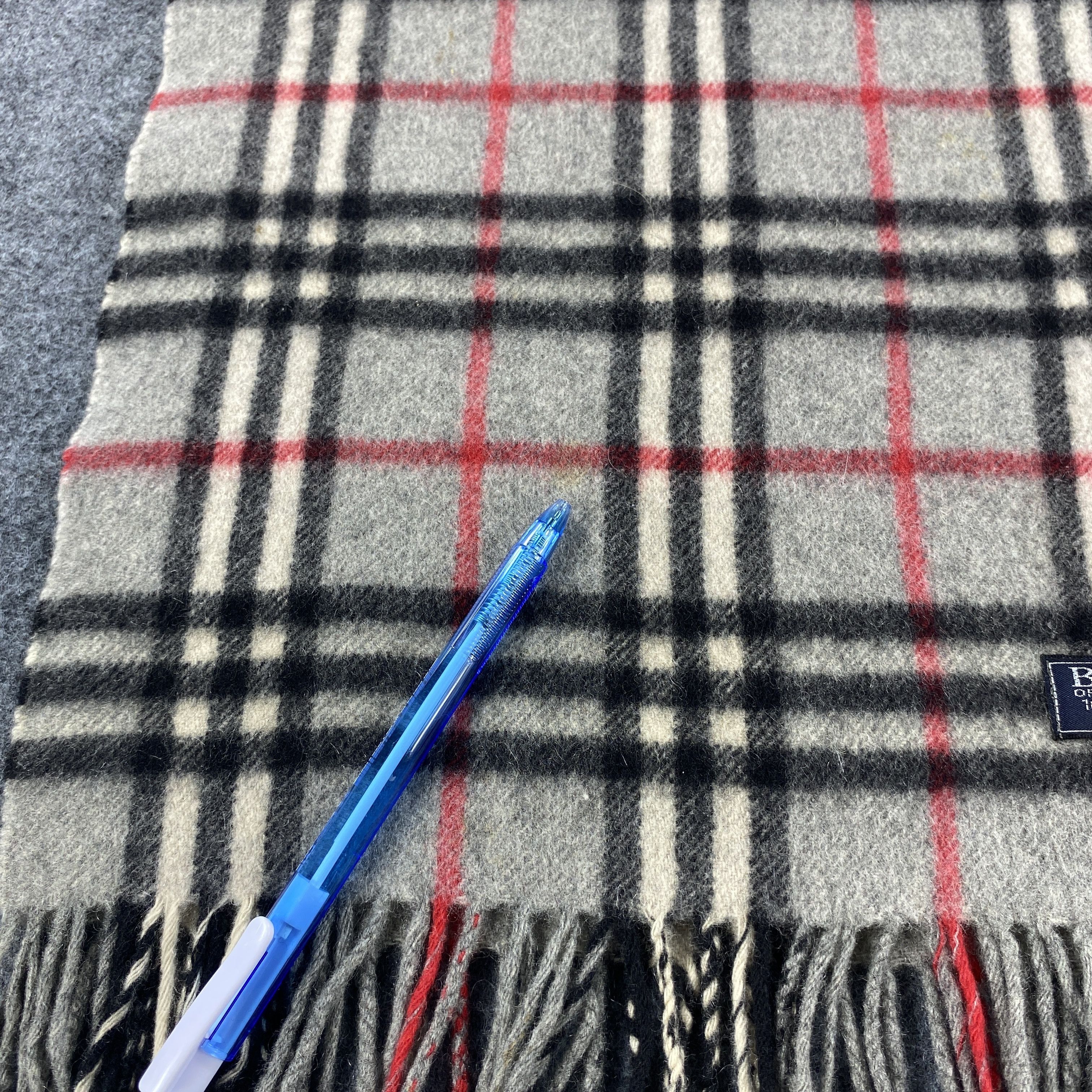 Burberry × Vintage Burberry Scarf # Muffler # Neckwear # D477 Size ONE SIZE - 4 Thumbnail