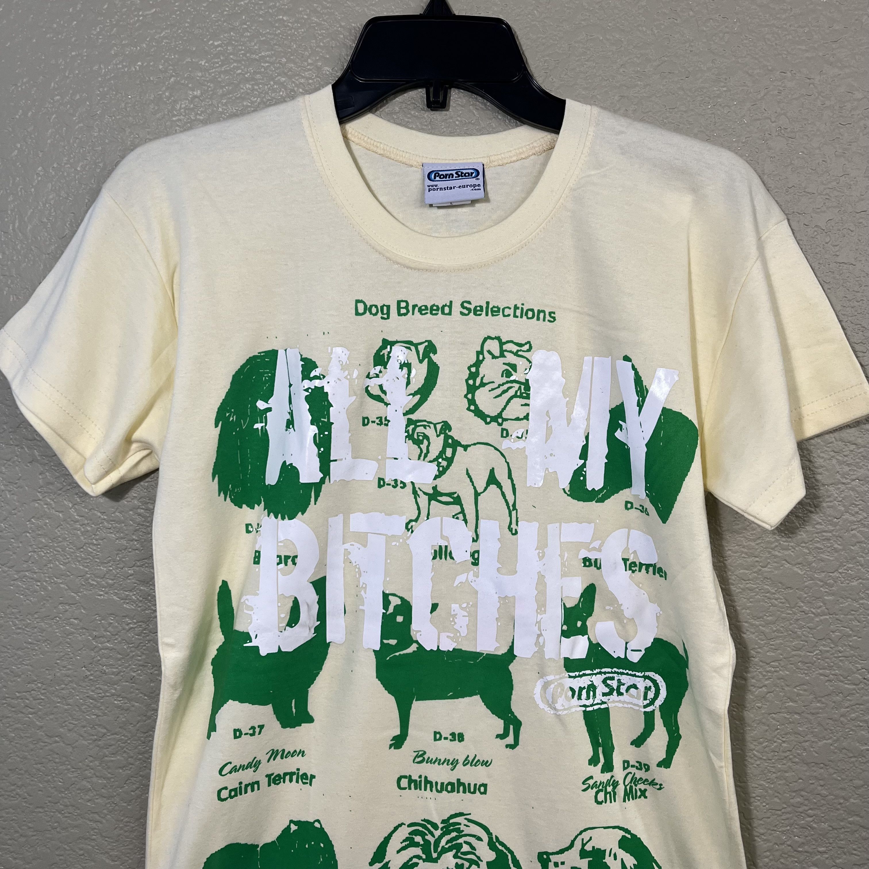 Vintage Porn Star “all my bitches” t-shirt vintage Size L / US 10 / IT 46 - 2 Thumbnail