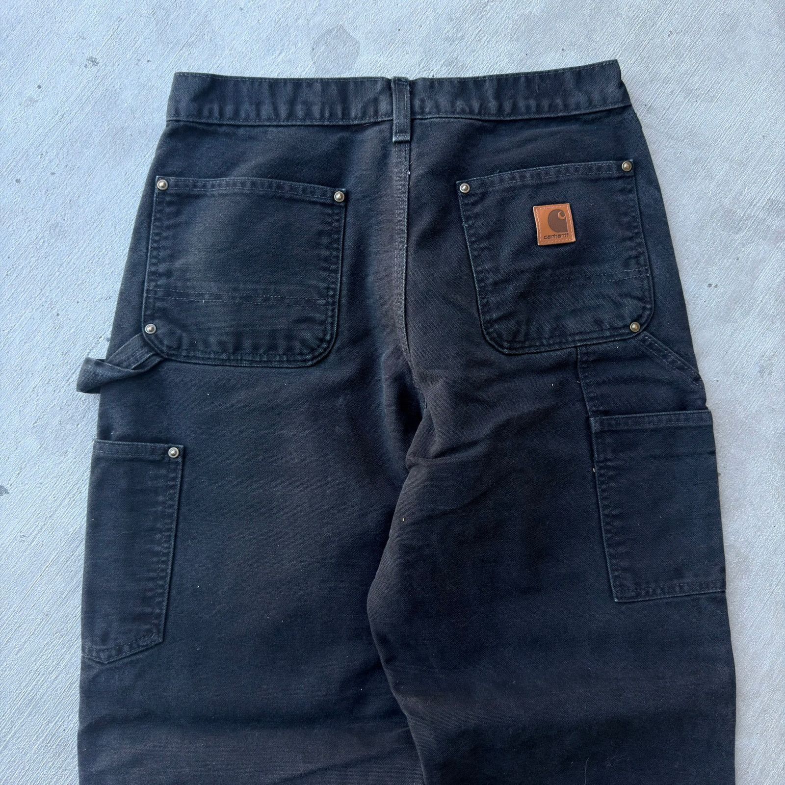 Carhartt × Vintage Carhartt black double knee work wear carpenter pants Size US 29 - 5 Thumbnail