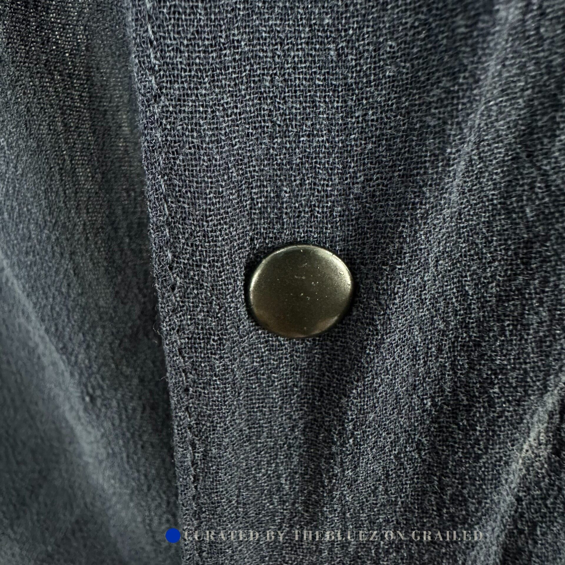 Emporio Armani Emporio Armani Dark Blue Embroidered Logo Shirt Size US M / EU 48-50 / 2 - 4 Thumbnail