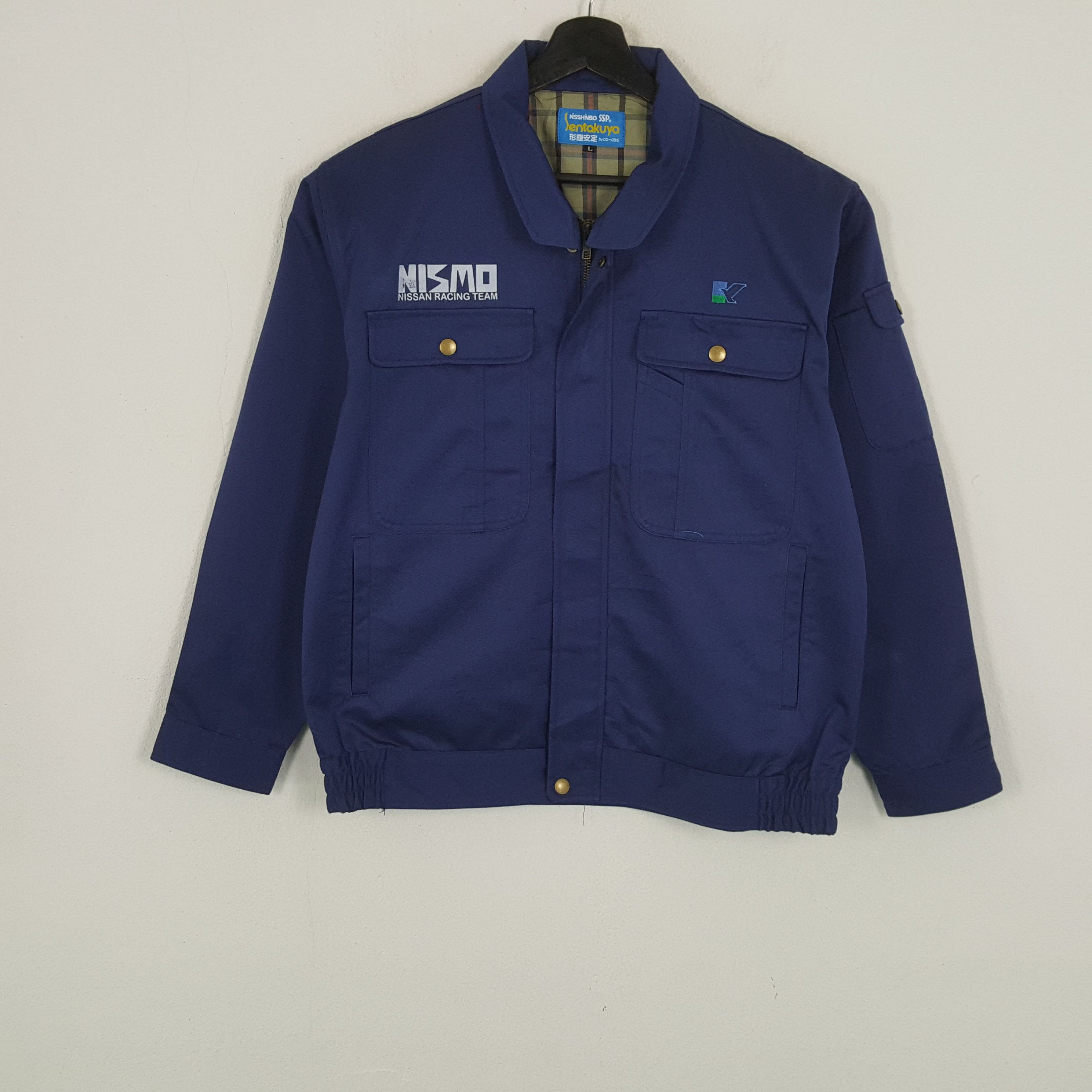Japanese Brand × Vintage NISMO NISSAN RACING TEAM Workwear Custom Art Jacket Size US L / EU 52-54 / 3 - 3 Thumbnail