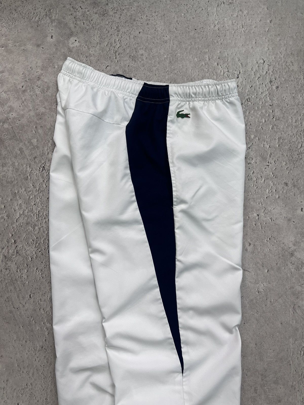 Japanese Brand × Lacoste Vintage Y2K Lacoste Nylon TRACK BAGGY pants 90s rare Size US 30 / EU 46 - 9 Thumbnail
