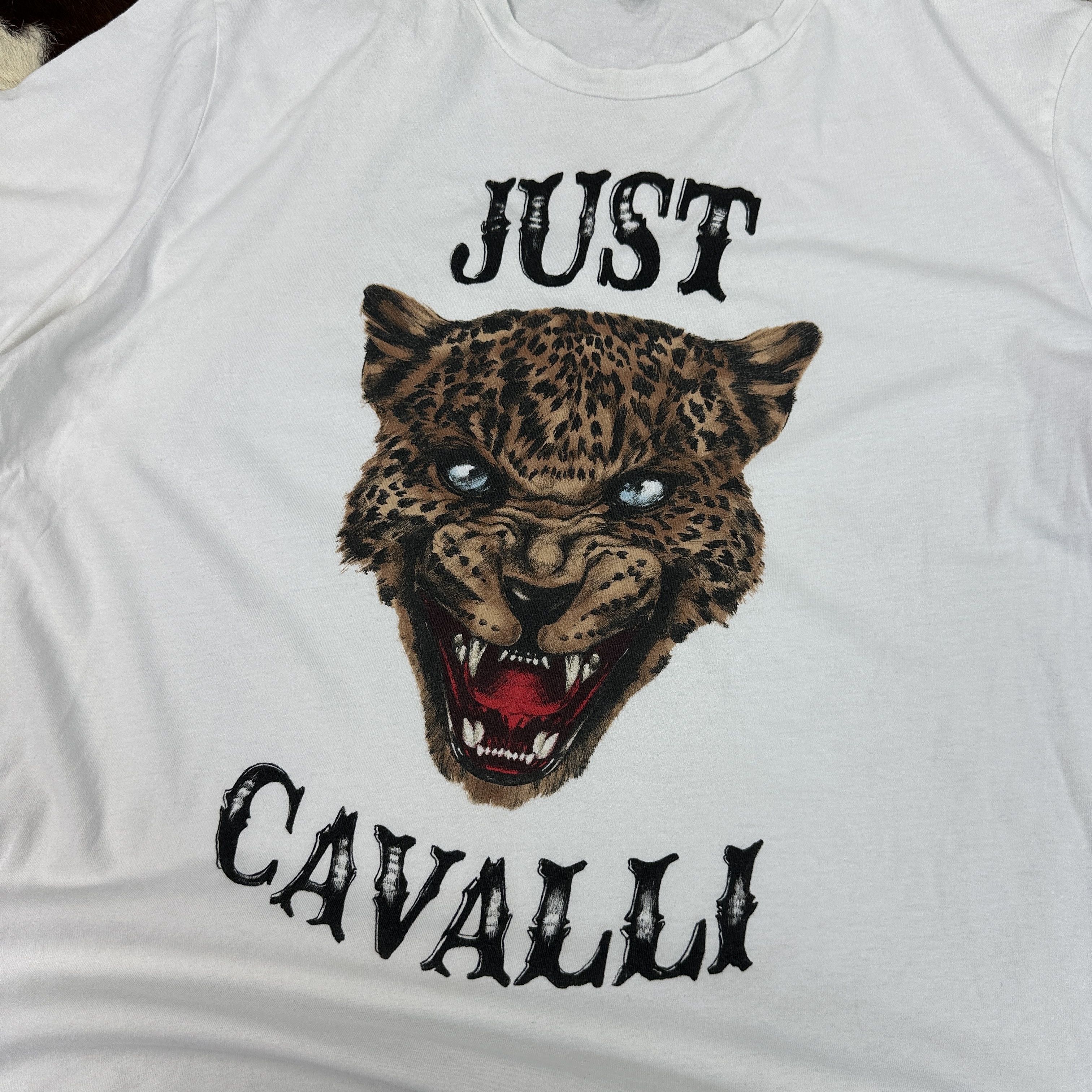 Just Cavalli × Vintage Vintage Y2K Avat Garde Just Cavalli T-shirt 00s Size US L / EU 52-54 / 3 - 2 Thumbnail