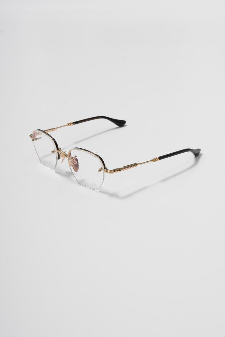 Chrome Hearts CHROME HEARTS FROSTED GOLD PLATED/BLACK Size ONE SIZE - 1 Thumbnail
