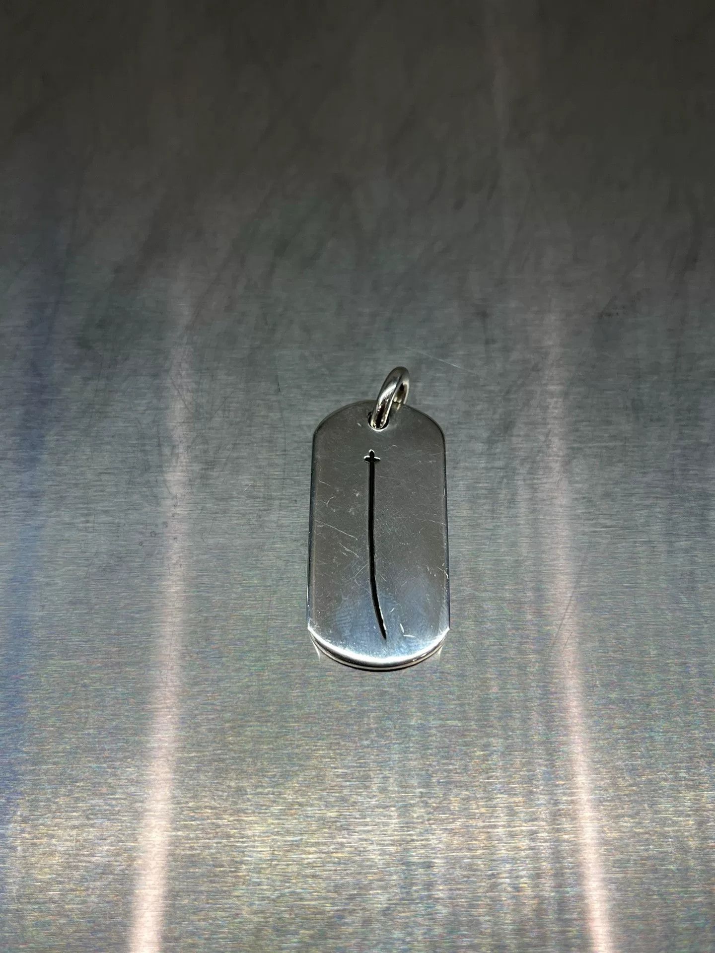 Chrome Hearts 925 Silver Chengdu Limited Dog Tag Pendant