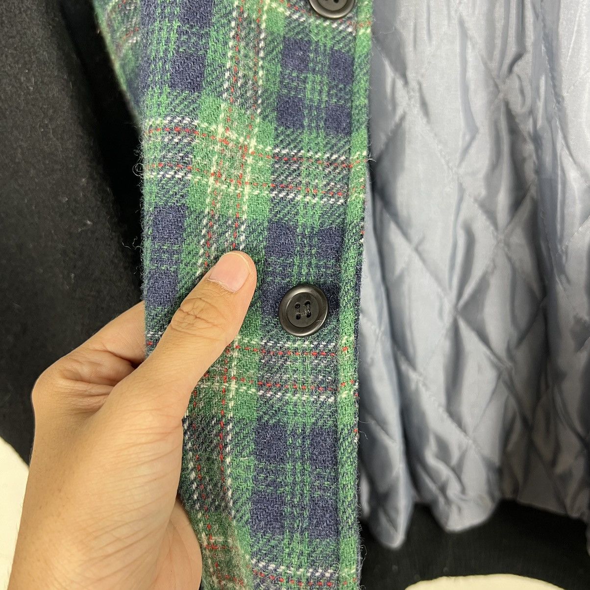 Japanese Brand 🔥 CABIN TARTAN PLAID BOMBER JACKET Size US L / EU 52-54 / 3 - 13 Thumbnail