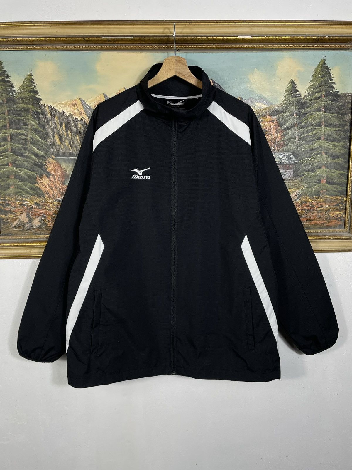 Japanese Brand × Mizuno Mizuno Light Black Jacket Windbreaker Japanese Sportswear Size US XL / EU 56 / 4 - 1 Thumbnail