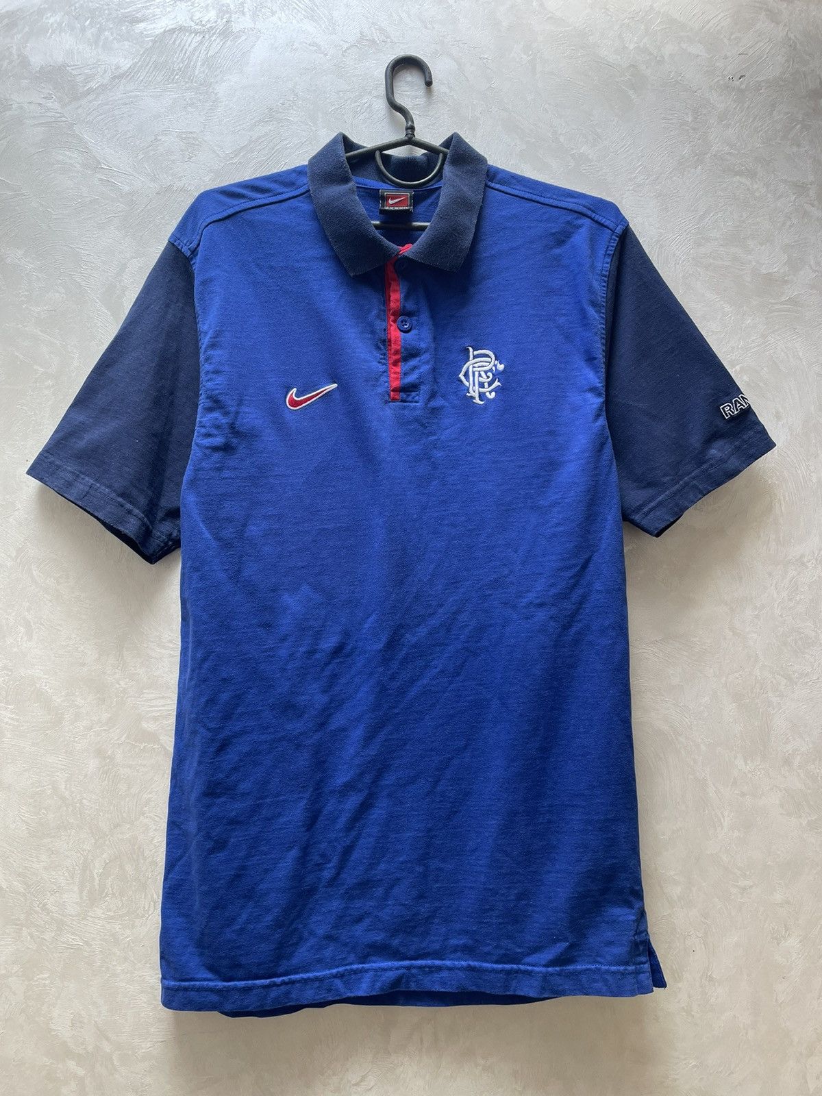 Nike × Vintage RANGERS 1997/1999 TRAINING FOOTBALL POLO SHIRT NIKE JERSEY Size US M / EU 48-50 / 2 - 1 Thumbnail